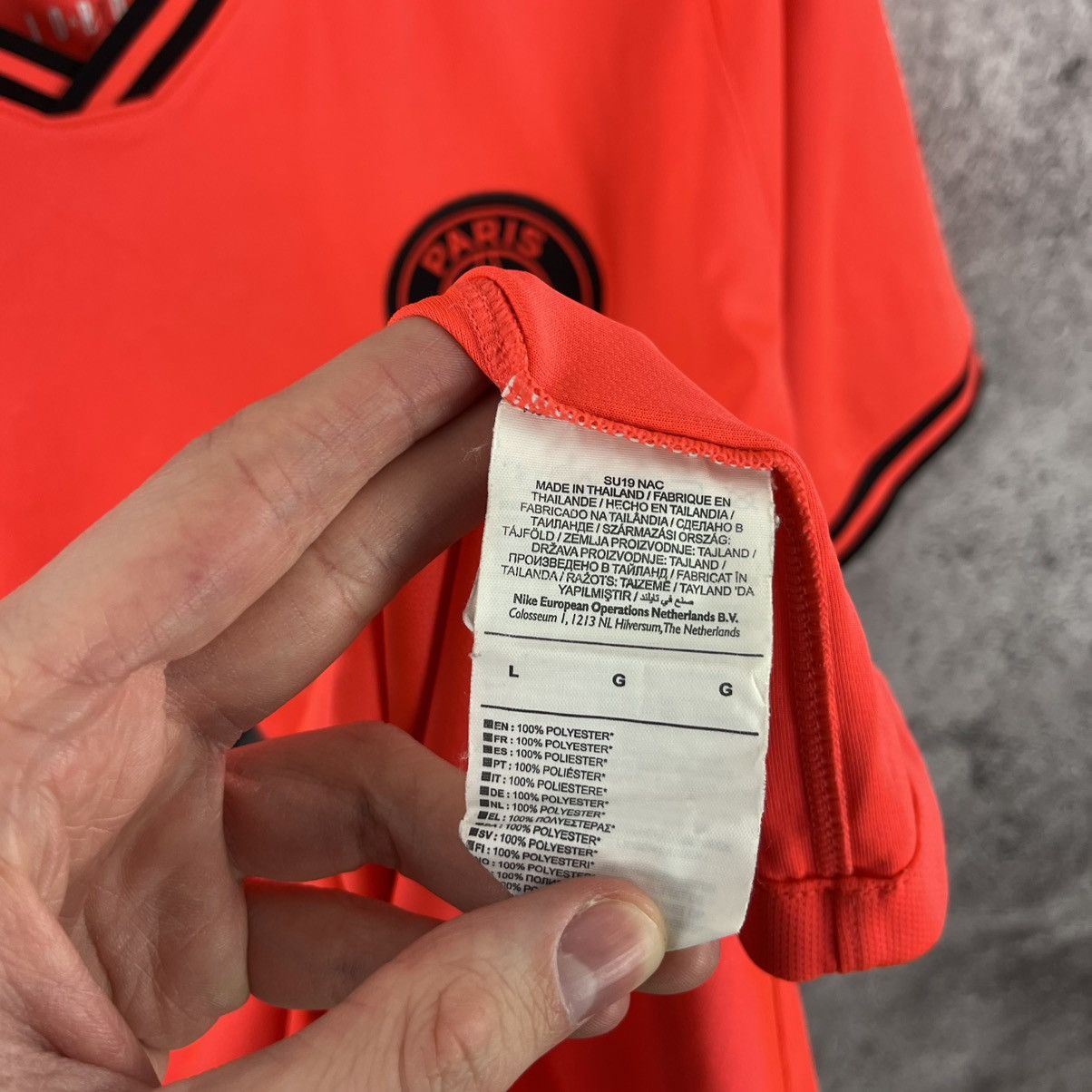 Jordan Brand Paris Saint Germain PSG 2019/2020 Away Soccer Jersey Size L Size US L / EU 52-54 / 3 - 11 Thumbnail