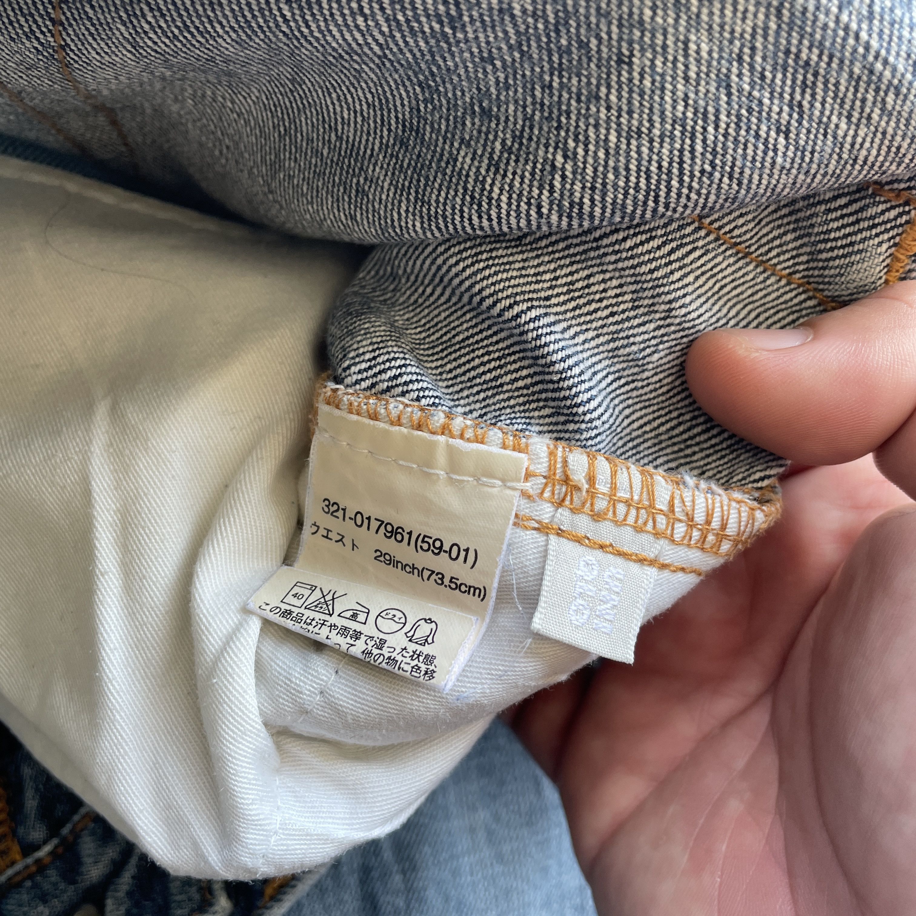 Japanese Brand Vintage Japanese Brand Denim Jeans Faded Pants W29x28 Size US 29 - 8 Thumbnail