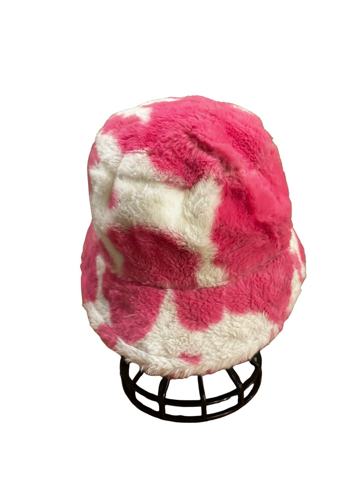 Other Pink & white faux fur bucket hat.wh0324 Size ONE SIZE - 3 Thumbnail
