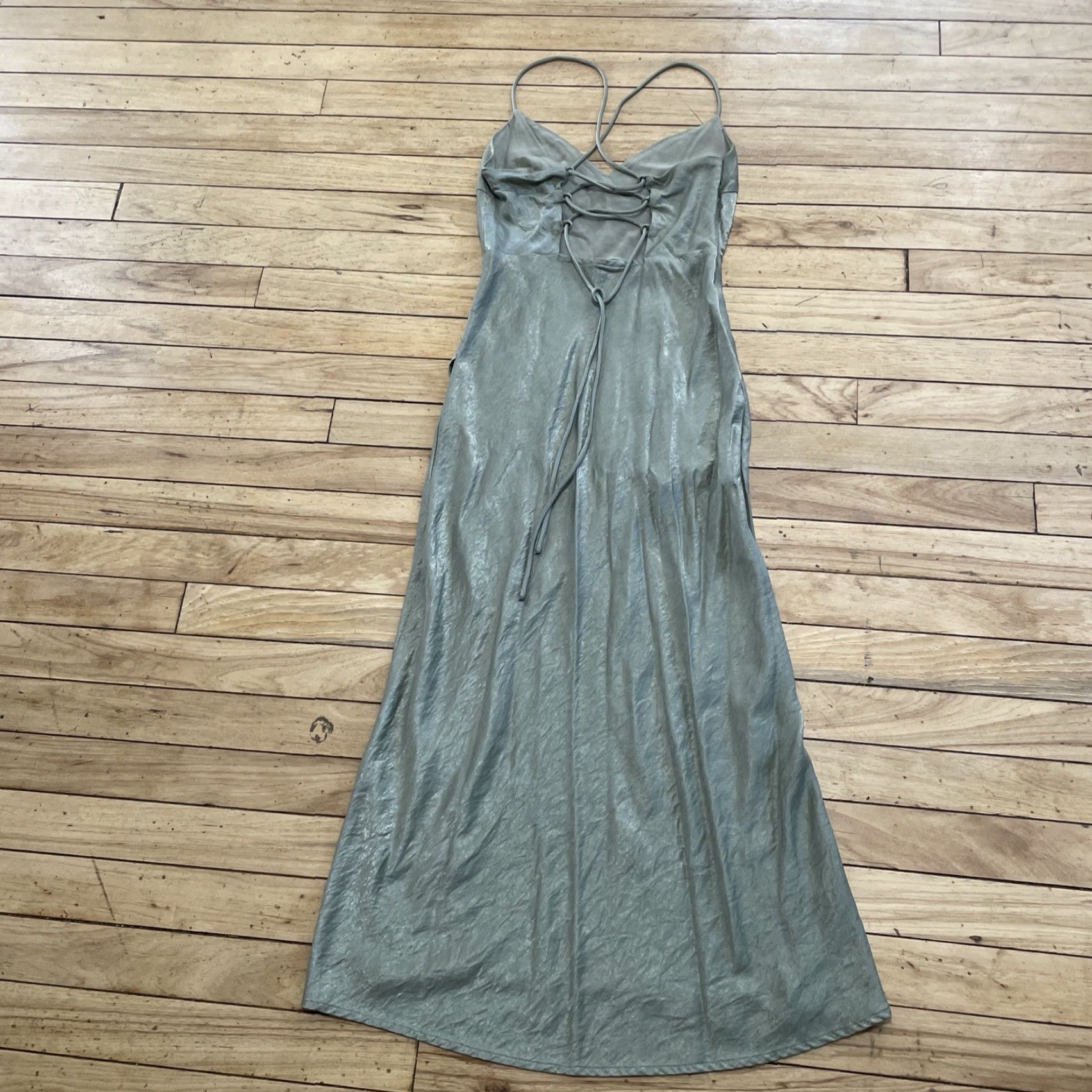 green lettuce dress HELLO MOLLY Trust My Words Maxi Dress Green