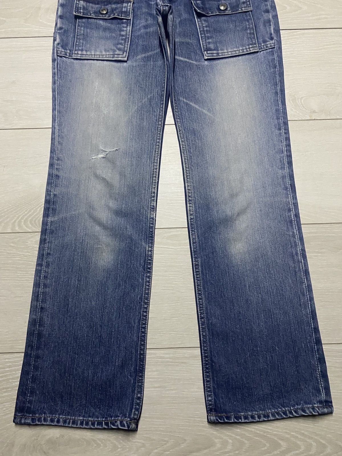 Issey Miyake Vintage Japanese N&M Issey miyake Style Distressed Jeans Size US 30 / EU 46 - 5 Thumbnail
