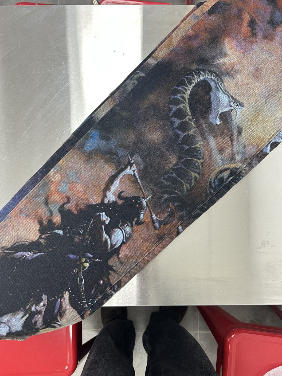 Supreme Supreme FRAZETTA loose fit jeans Size US 30 / EU 46 - 7 Thumbnail