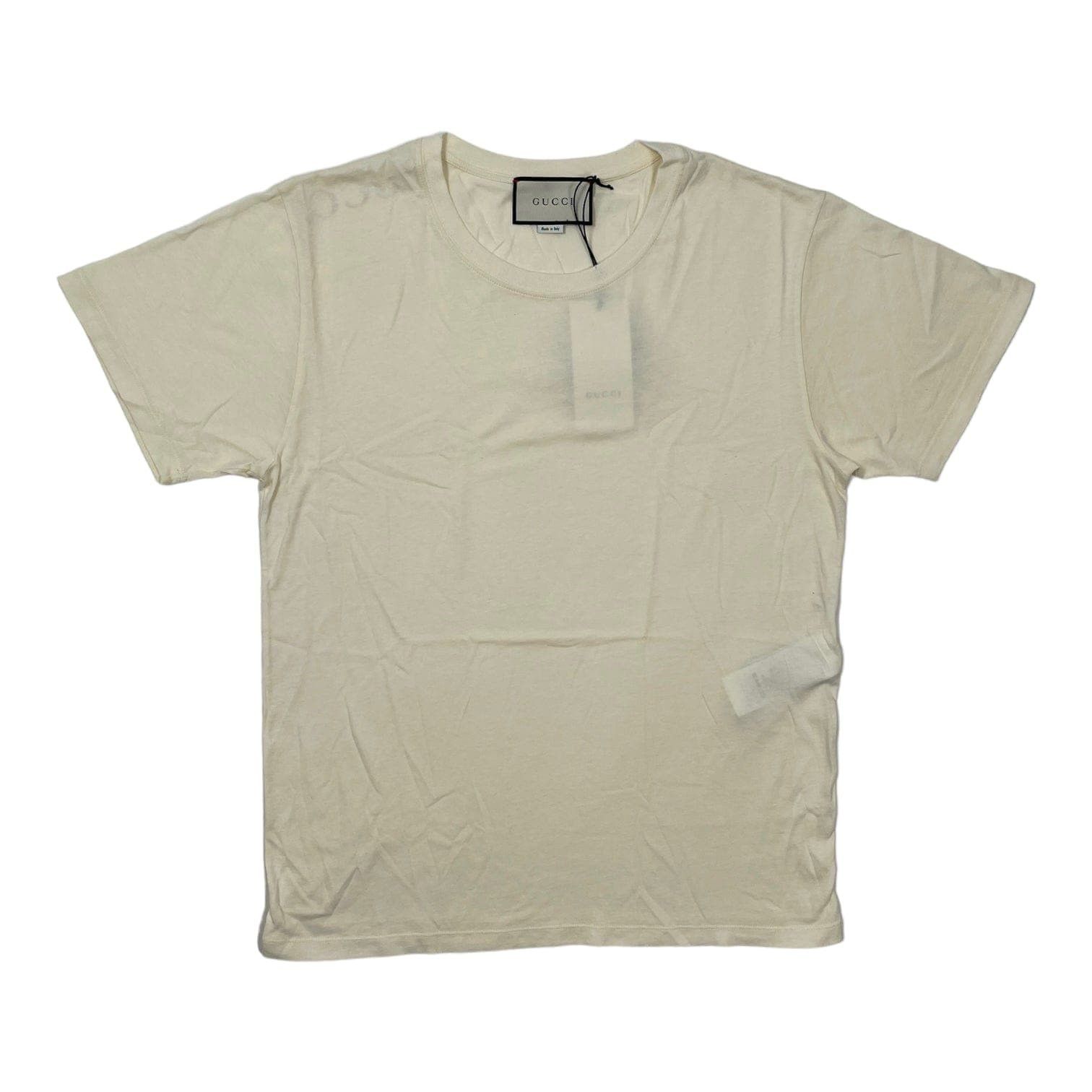 Gucci Shoulder Stamp Short Sleeve Tee Shirt Cream Size US M / EU 48-50 / 2 - 1 Thumbnail