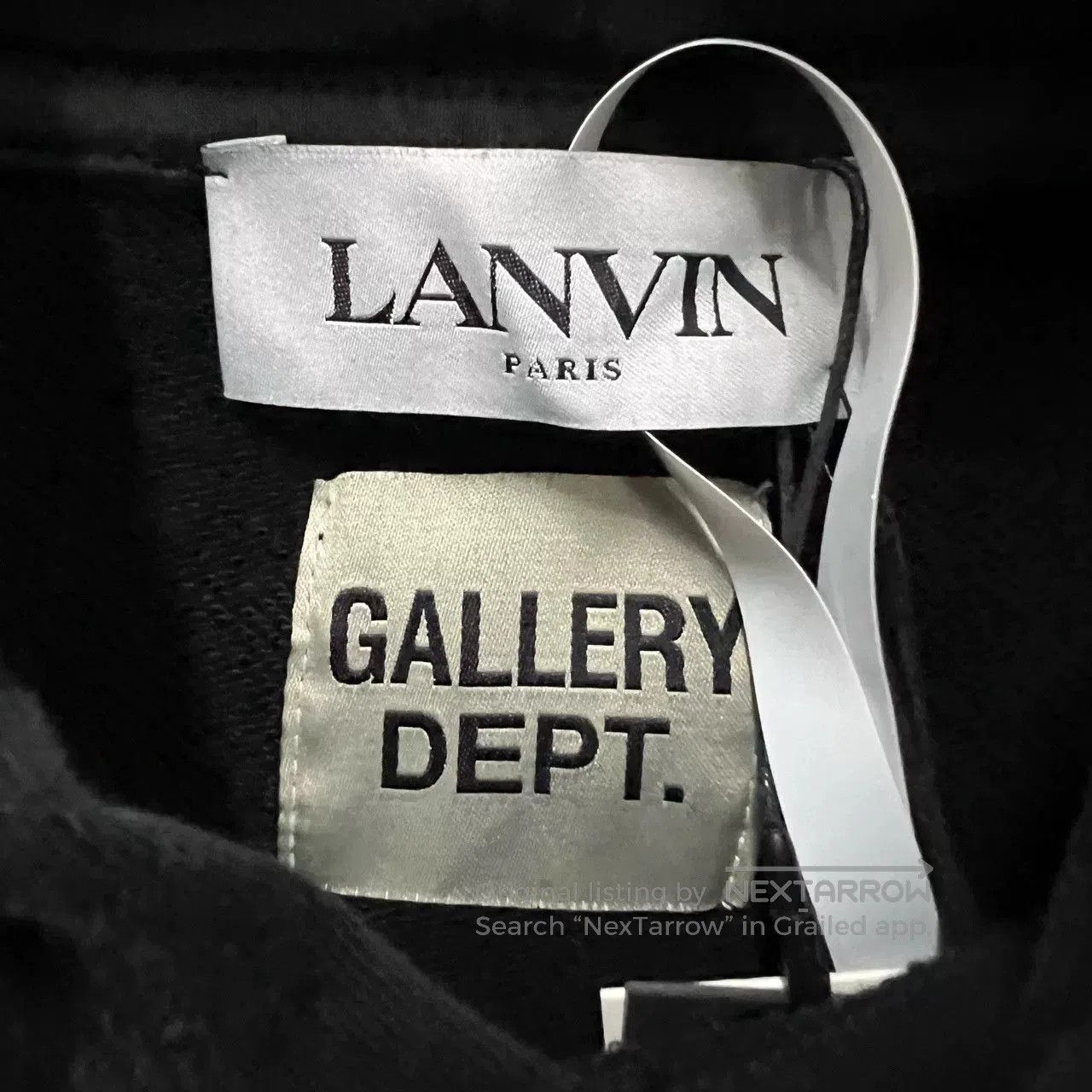 Lanvin lanvin x gallery dept. black hoodie. Size US S / EU 44-46 / 1 - 3 Thumbnail