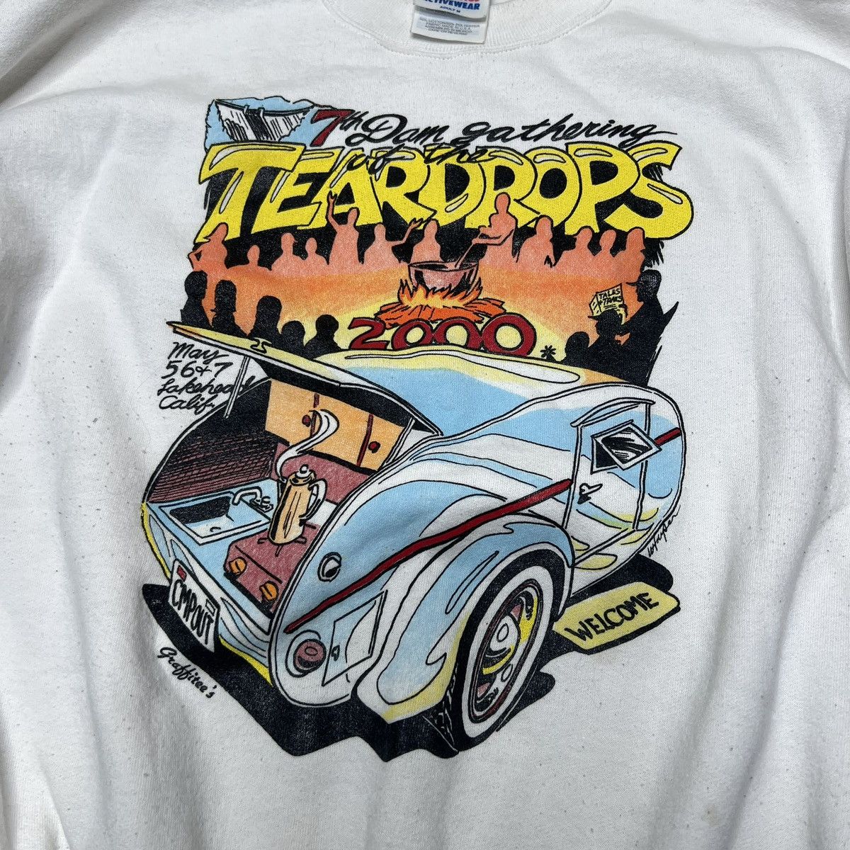 Vintage Vintage Hot Rod Car Show Sweatshirt Crewneck Medium Size US M / EU 48-50 / 2 - 4 Thumbnail