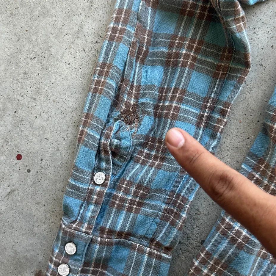 RRL Ralph Lauren RRL Ralph Lauren Double RL Plaid Flannel Button Shirt Size US S / EU 44-46 / 1 - 8 Thumbnail