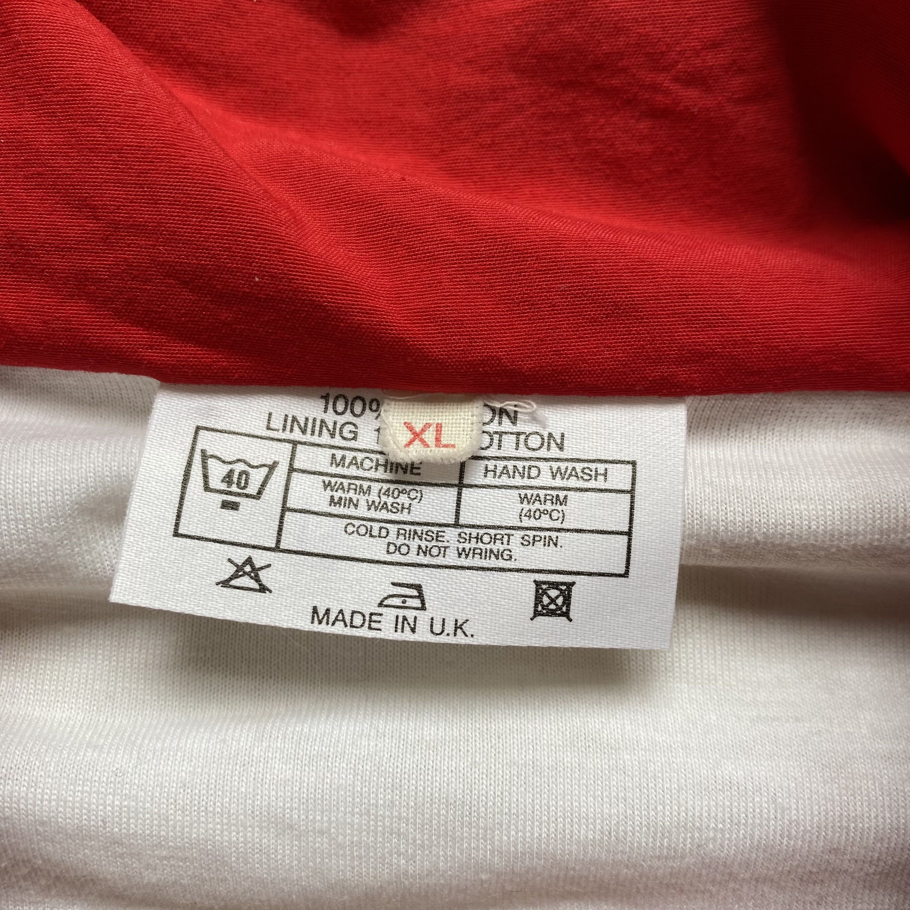 Canterbury of New Zealand Speedo Vintage 80s England Team nylon boxy jacket sportwear Size US XL / EU 56 / 4 - 6 Thumbnail