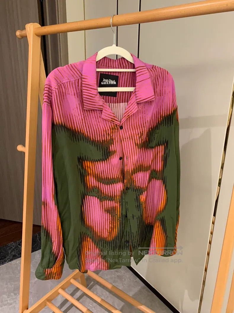 Y/Project Size XL Red-green gradient human body printing th