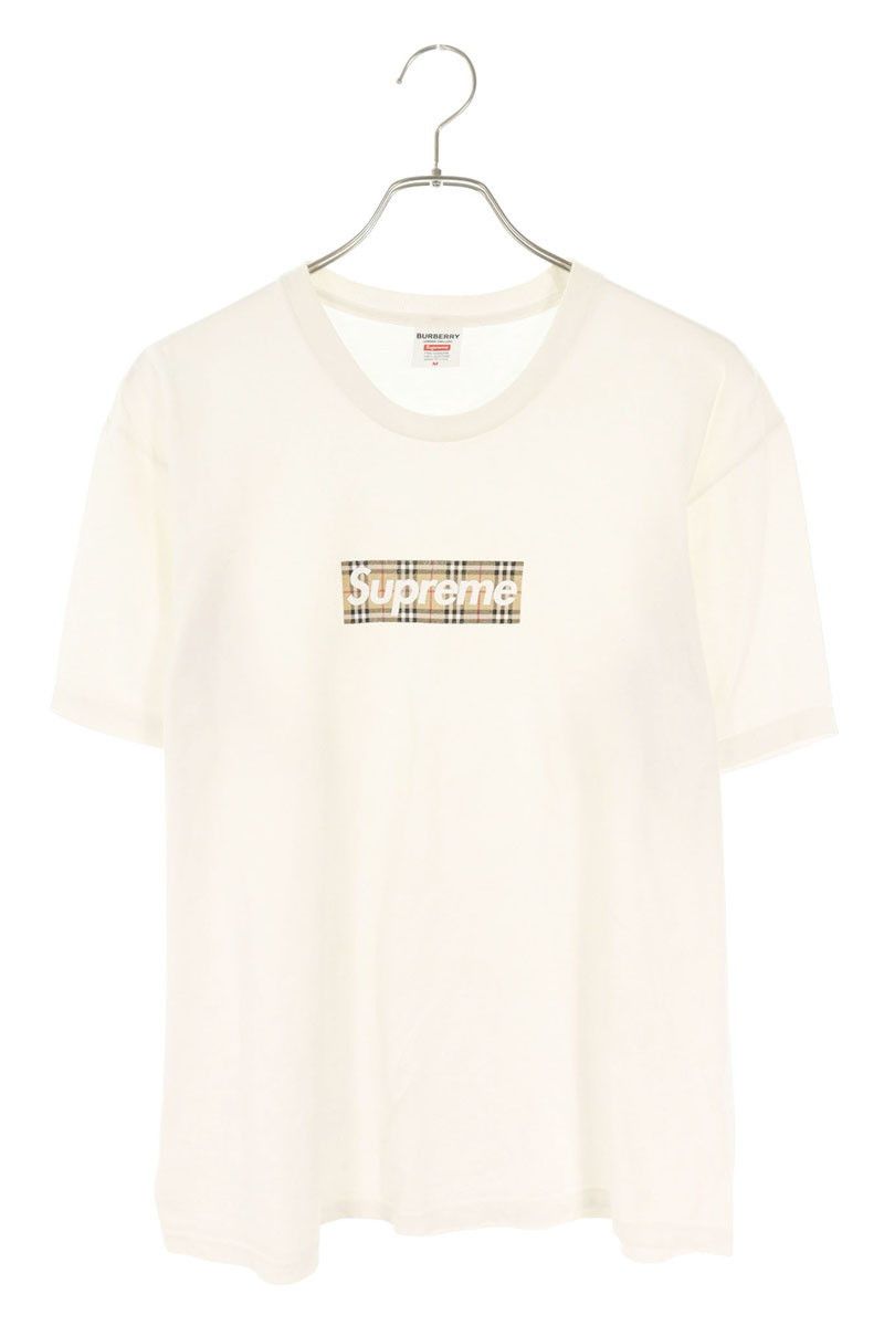 Burberry × Supreme Supreme x Burberry Box Logo Tee | Grailed