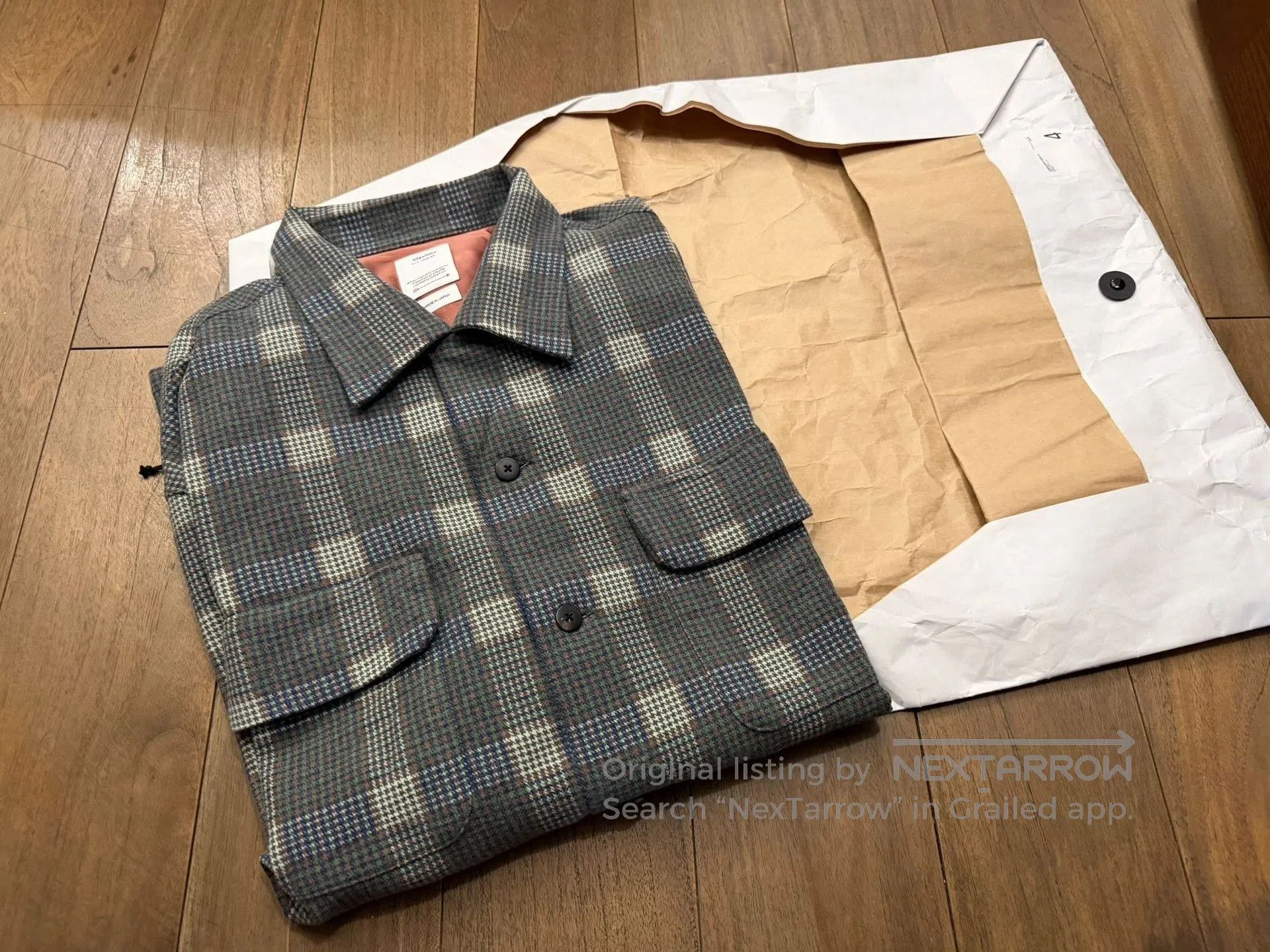 Visvim visvim FOUR CORNERS CHECK Wool L/S Shirt. Size US XL / EU 56 / 4 - 1 Thumbnail