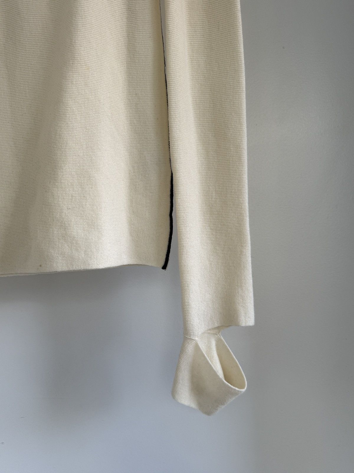 Helmut Lang Slash Wrist Archive Ribbed Sweater Knit Size S / US 4 / IT 40 - 6 Thumbnail
