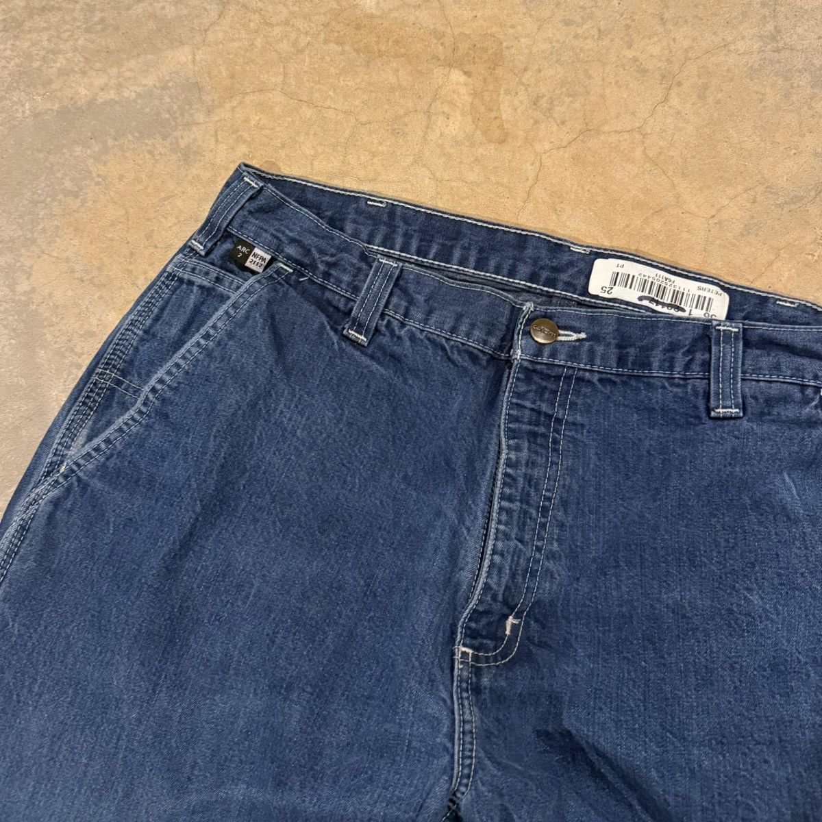 Carhartt 2000s Carhartt Faded Baggy Carpenter Jeans ERD Grunge Y2K Size US 35 - 8 Thumbnail