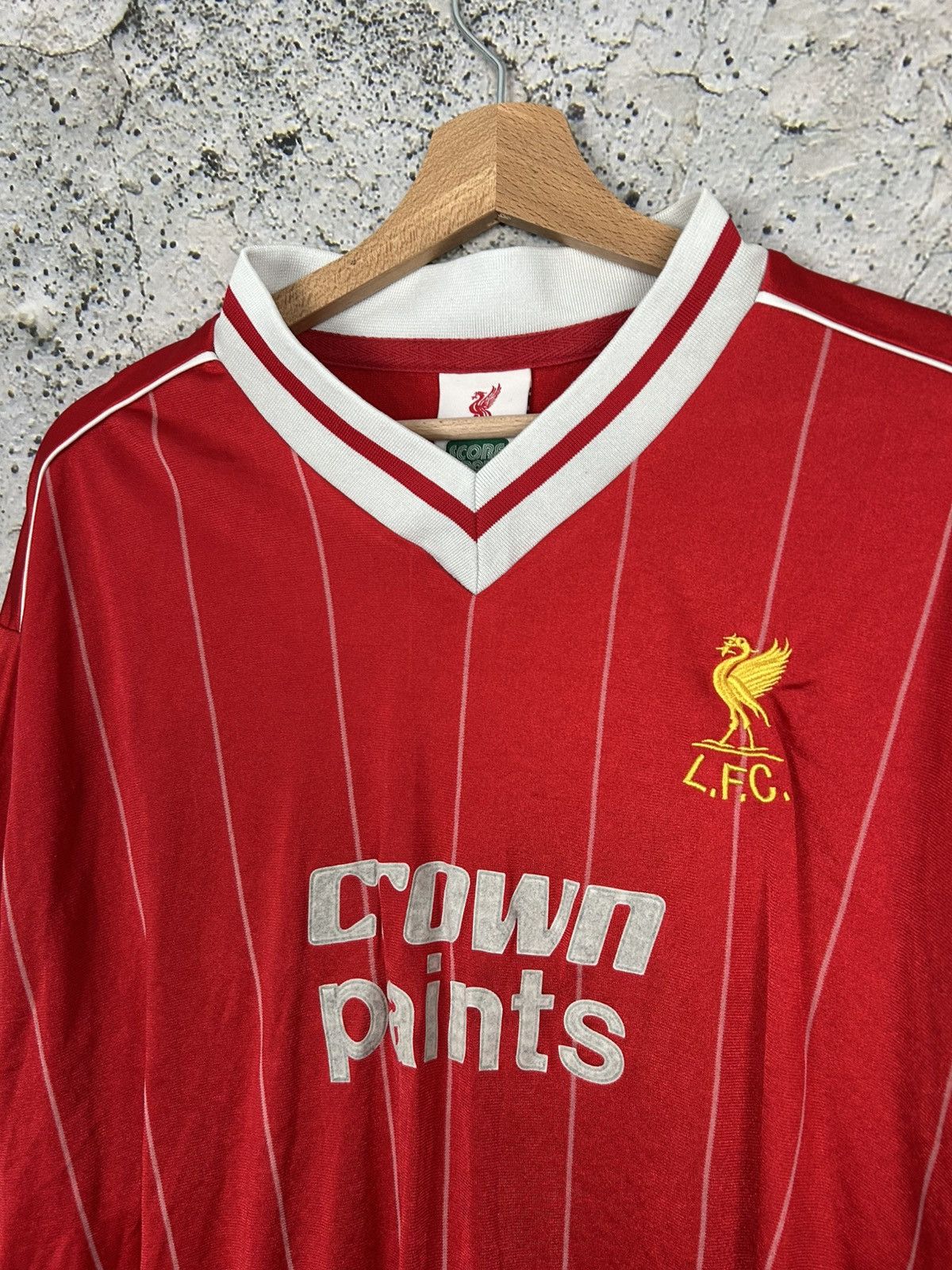 Vintage Soccer Draw Liverpool FC Retro Football Jersey Hype Sport Size US XXL / EU 58 / 5 - 3 Thumbnail