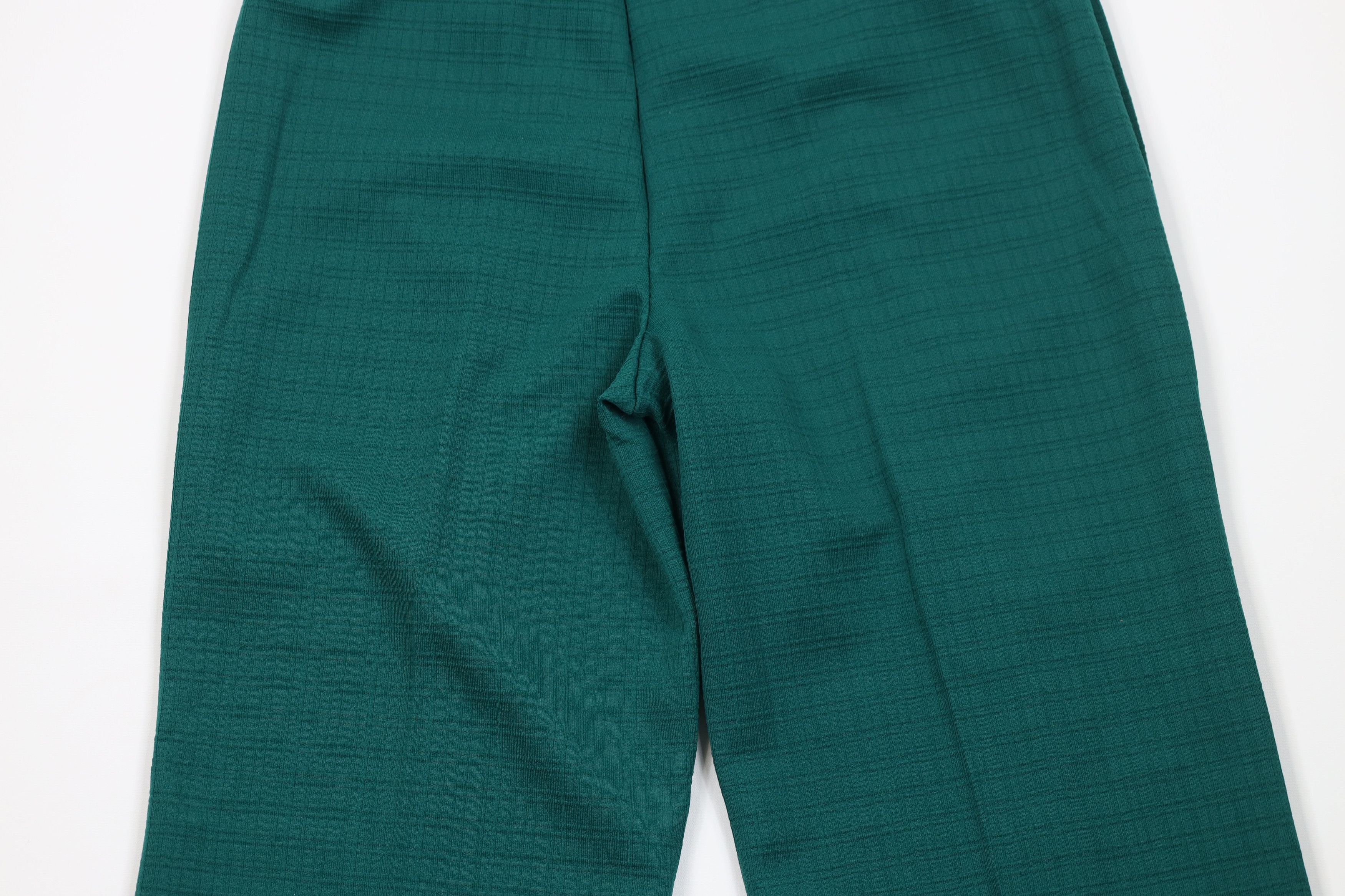 Vintage Vintage 70s Streetwear Knit Bell Bottoms Pants Green USA Size 38" / US 16 / IT 52 - 10 Thumbnail