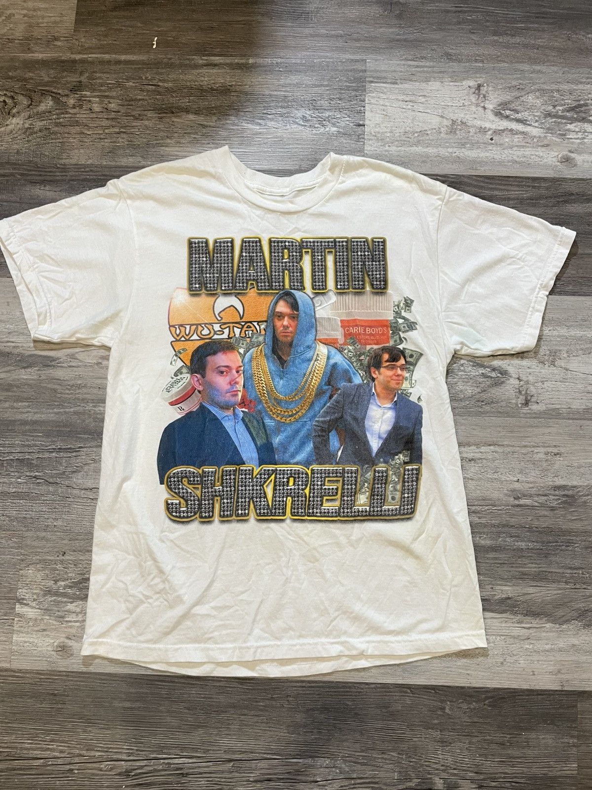 Vintage Martin Shkrelli political ironic tee Size US L / EU 52-54 / 3 - 1 Thumbnail