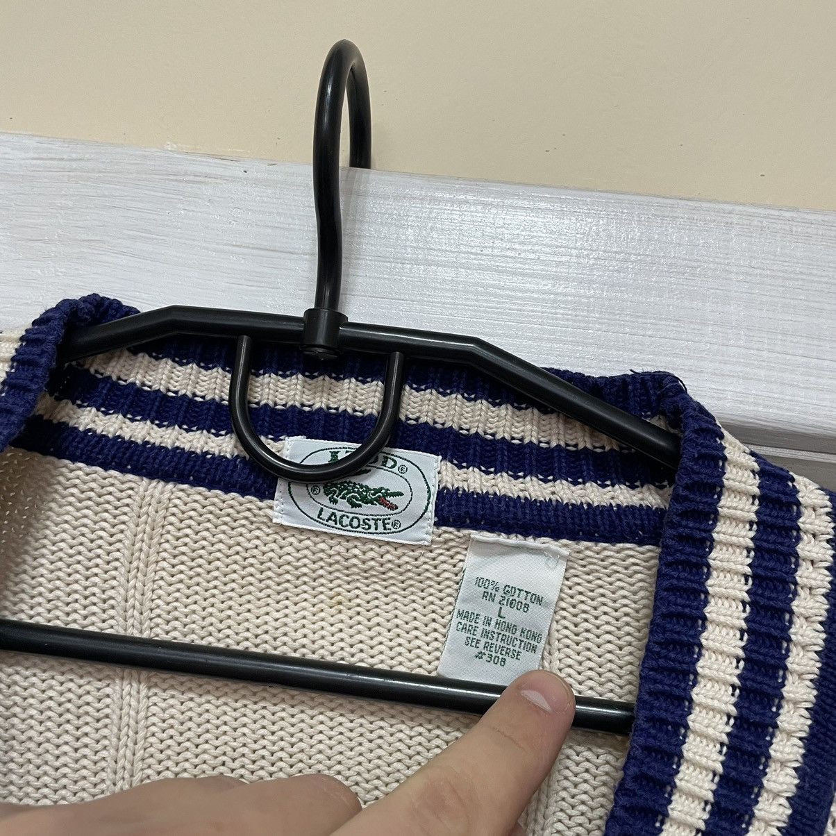 Japanese Brand × Lacoste 90s Lacoste Cardigan retro izod chemise sweater old money Size US L / EU 52-54 / 3 - 5 Thumbnail