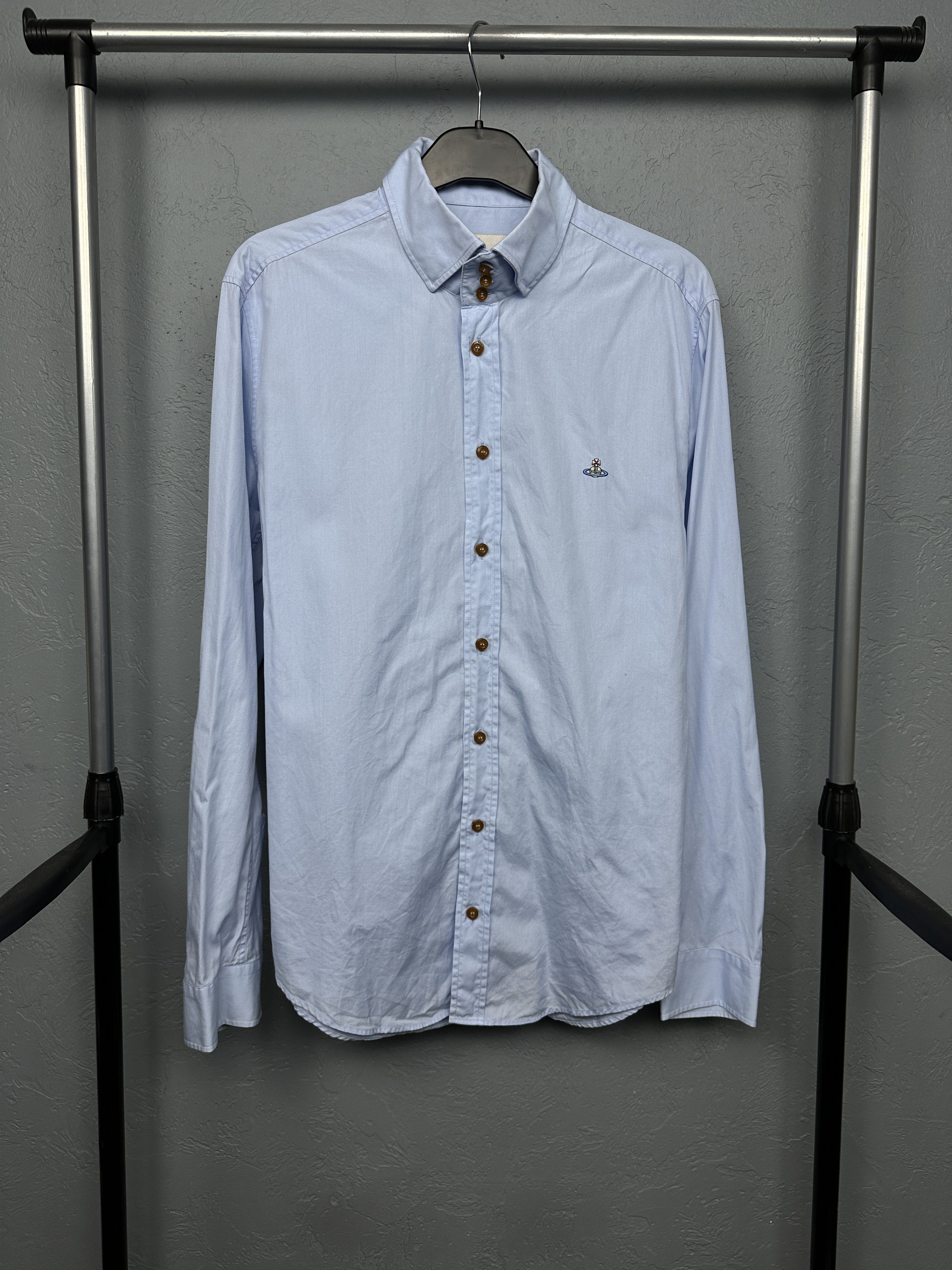 Vivienne Westwood Vivienne Westwood Mens Long Sleeve Shirt Size US L / EU 52-54 / 3 - 1 Thumbnail