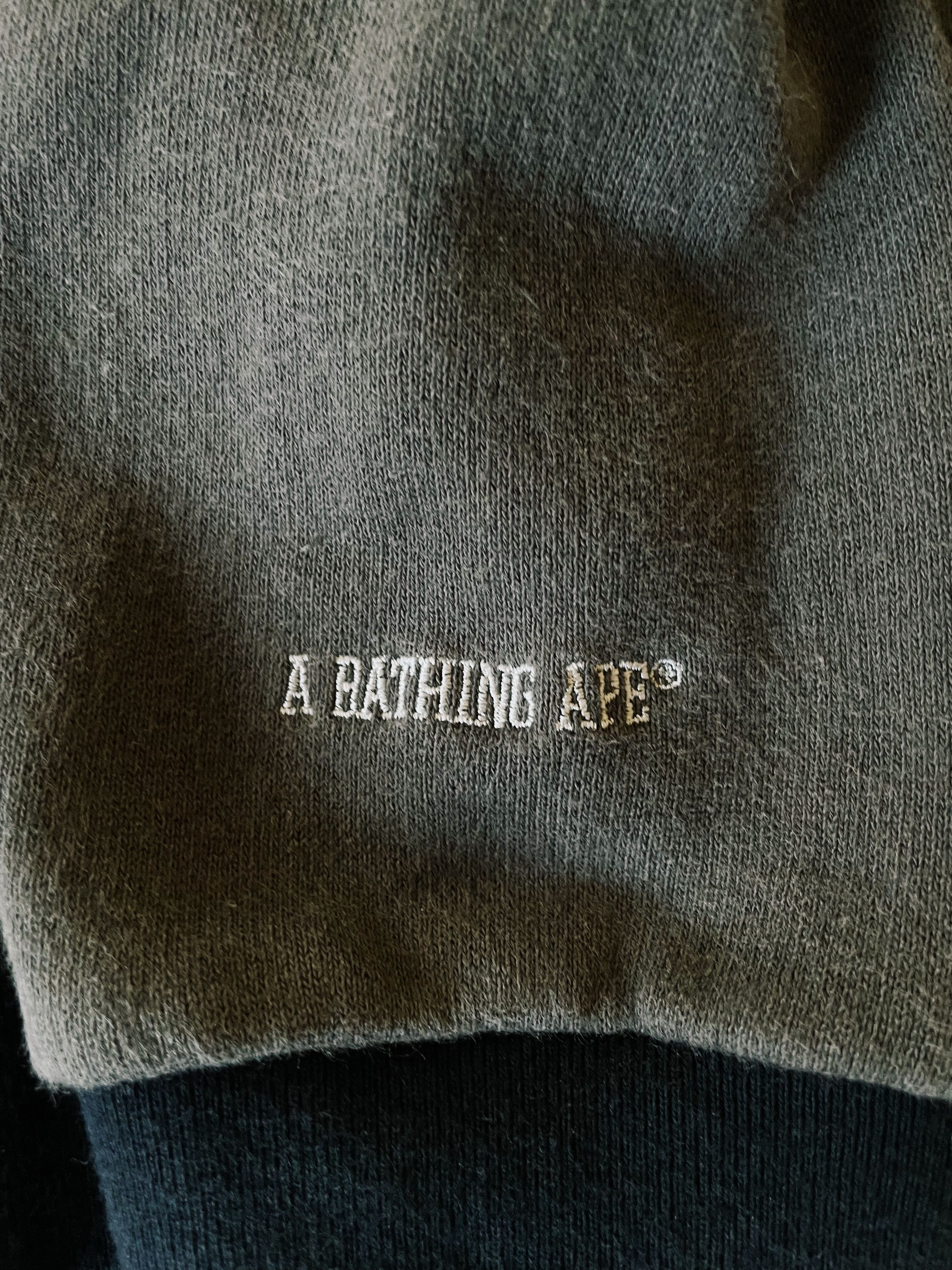 Bape × Nigo × Vintage Vintage Y2K Bape A Bathing Ape Head One Point Cotton Bomber Size US M / EU 48-50 / 2 - 4 Thumbnail