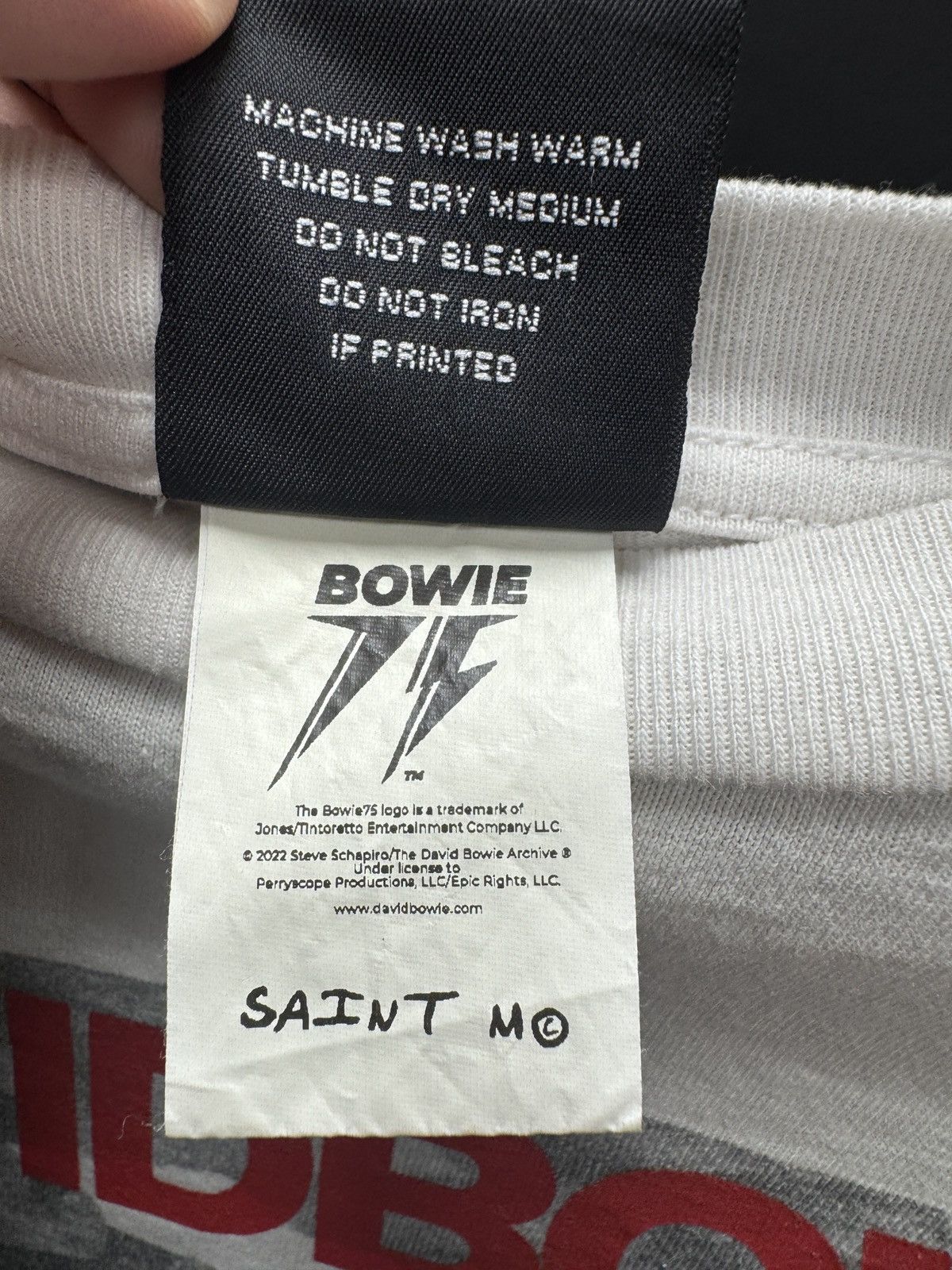 Saint Michael Saint Michael David Bowie Long Sleeve Shirt Size US M / EU 48-50 / 2 - 8 Thumbnail