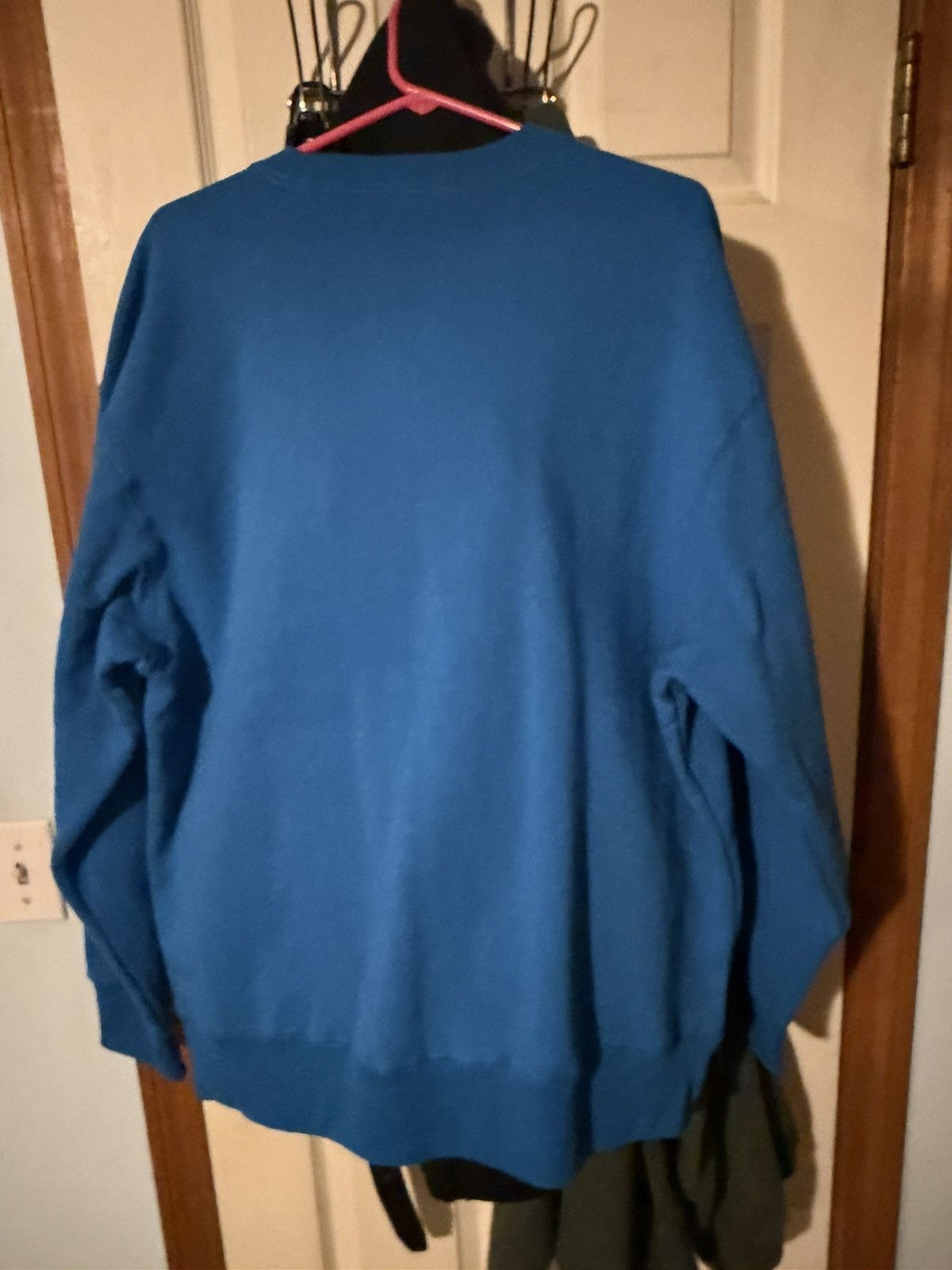 Supreme Supreme Box Logo Crewneck Blue FW22 Size US XL / EU 56 / 4 - 3 Thumbnail