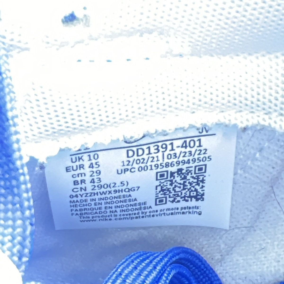 Nike Nike dunk low racer blue white Size US 11 / EU 44 - 9 Thumbnail