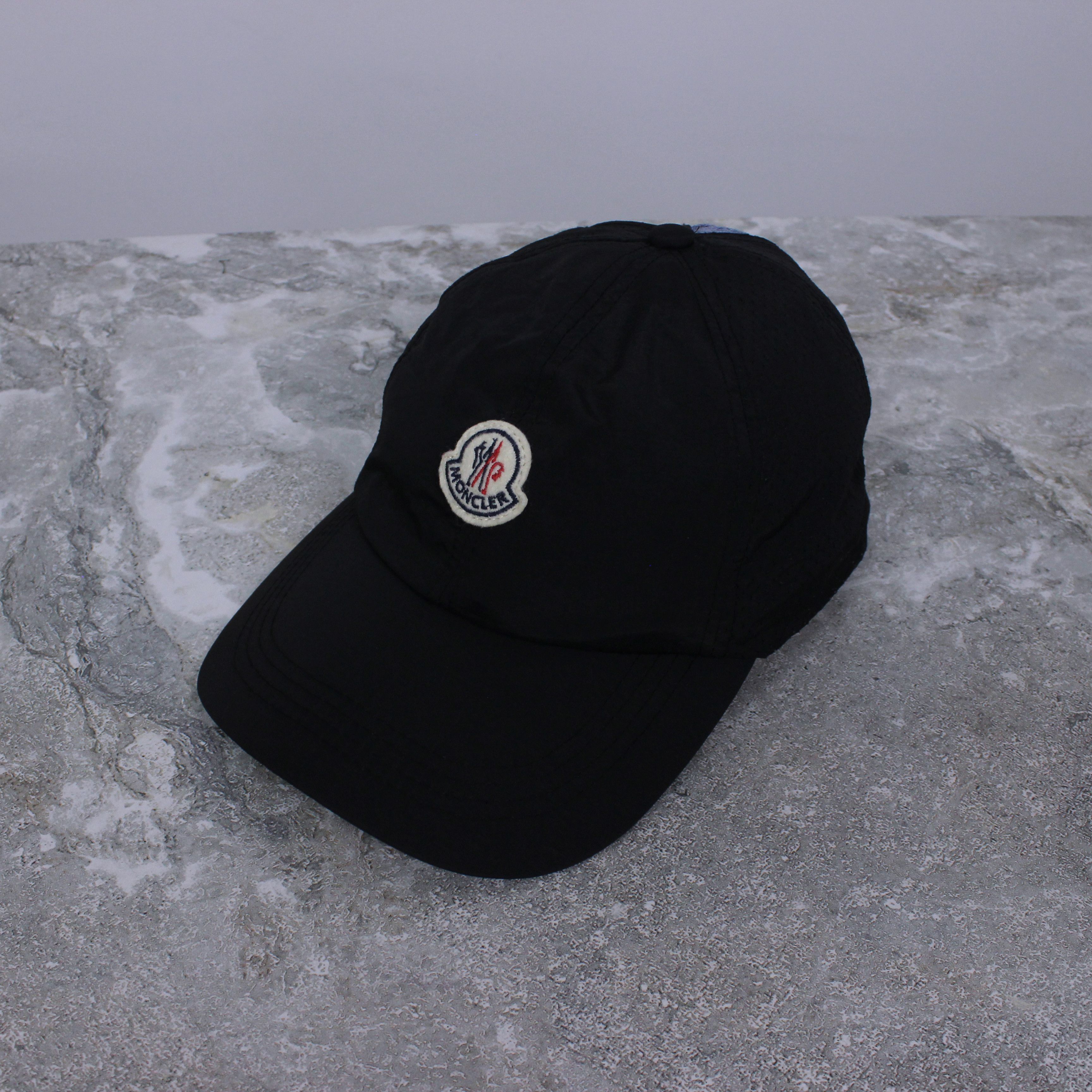 Moncler Moncler cap hat one size black rare logo Size ONE SIZE - 4 Thumbnail