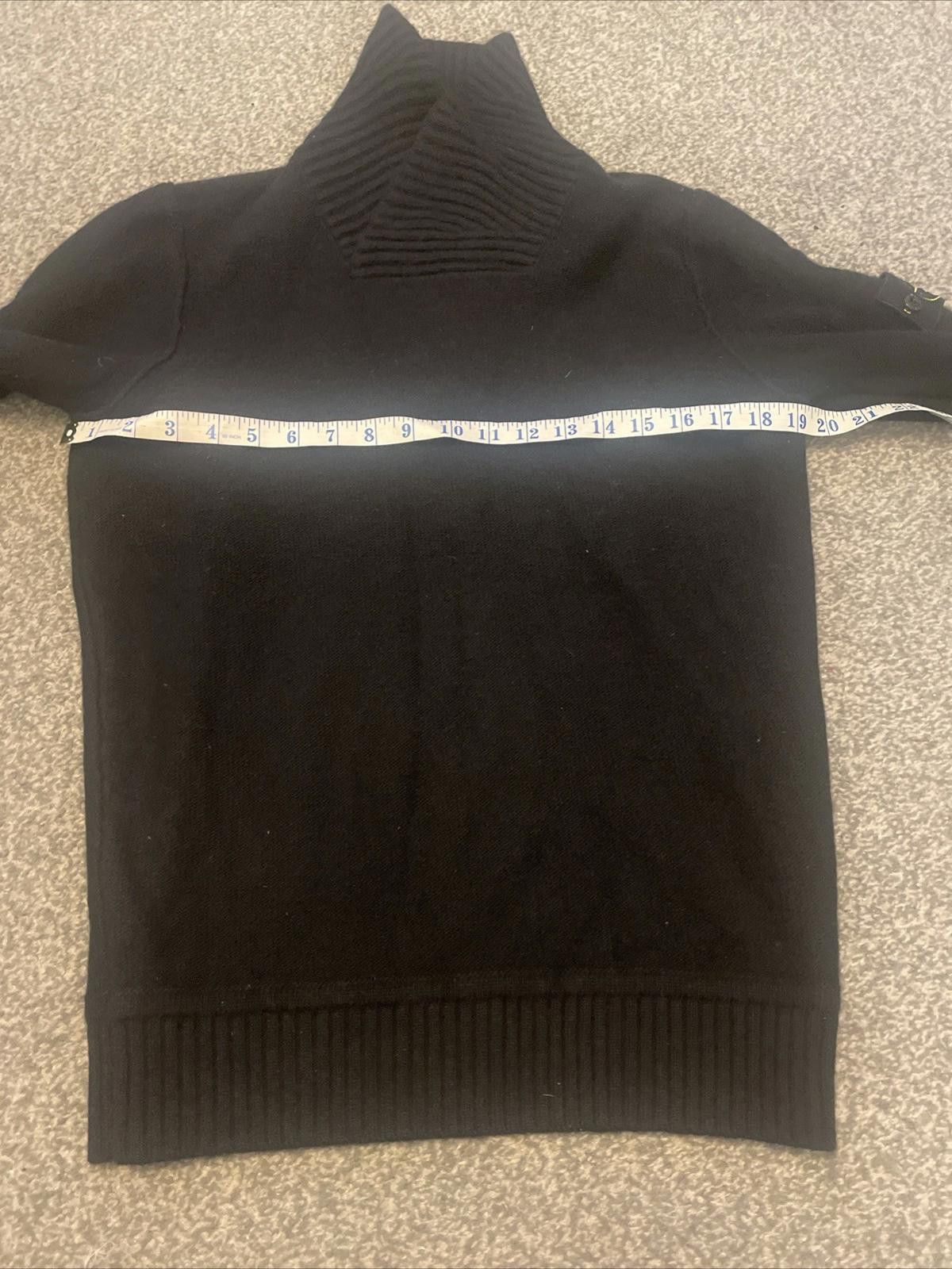 Stone Island Stone Island Wool Turtle Neck Black Sweater Jumper Small Size US S / EU 44-46 / 1 - 6 Thumbnail