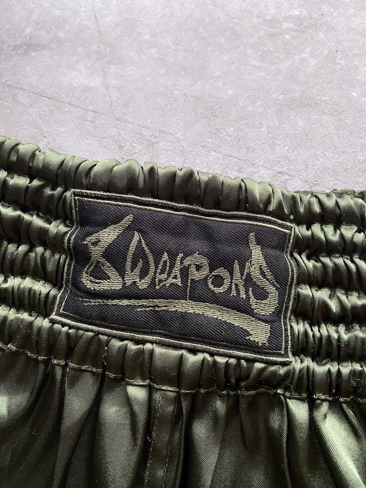 Vintage Vintage 8 WEAPONS Muay Thai Boxing MMA Khaki Shorts Size XL Size US 34 / EU 50 - 6 Thumbnail