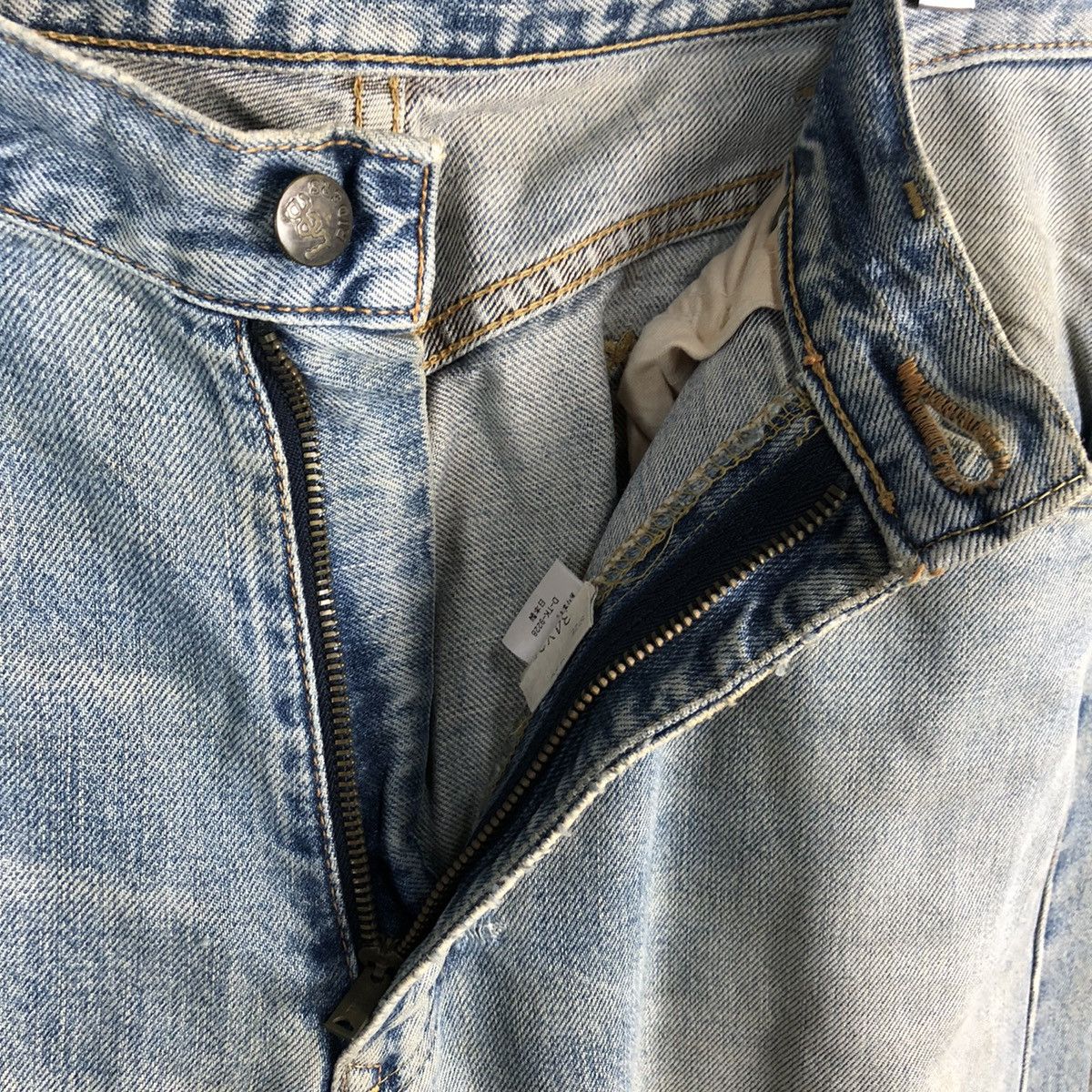 Lee Lee vintage selvedge Distressed Denim Pants #A2391 Size US 34 / EU 50 - 12 Thumbnail
