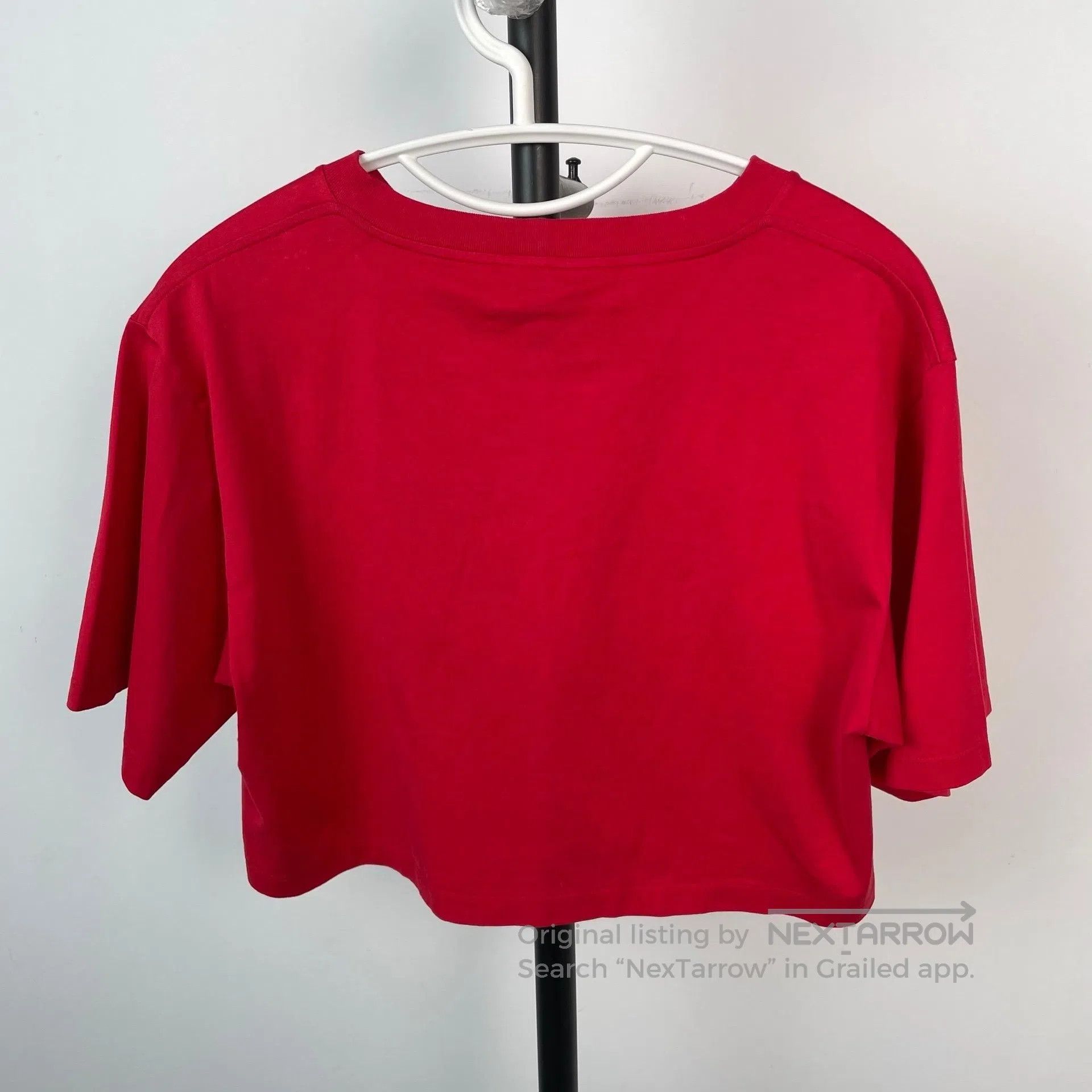 Celine CELINE Red White Letter Short Sleeve T-Shirt Size XS| Size XS / US 0-2 / IT 36-38 - 3 Thumbnail