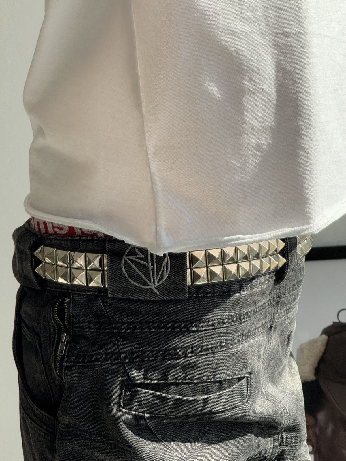 Hysteric Glamour × Japanese Brand Vintage Belts Y2K Rhinestones Punk leather belt Japanese Size ONE SIZE - 12 Thumbnail