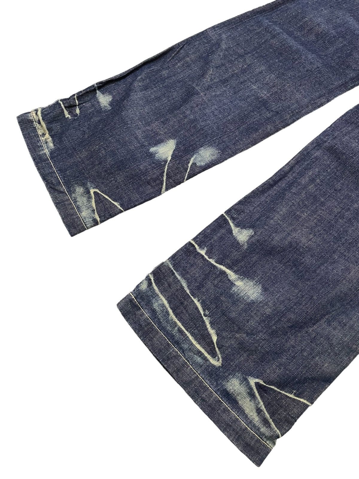 If Six Was Nine × Le Grande Bleu (L.G.B.) G.O.A Japan Style Indigo Wash Flared Wide Leg Jeans Size US 31 - 15 Thumbnail