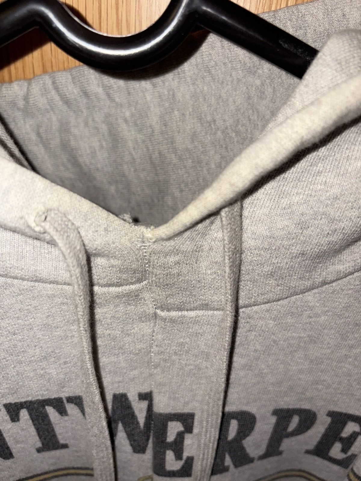 VETEMENTS 18aw Antwerpen Hoodie グレー　パーカー Vetements Antwerpen 2018 Split Hoodie Fits s/xs Open | Depop