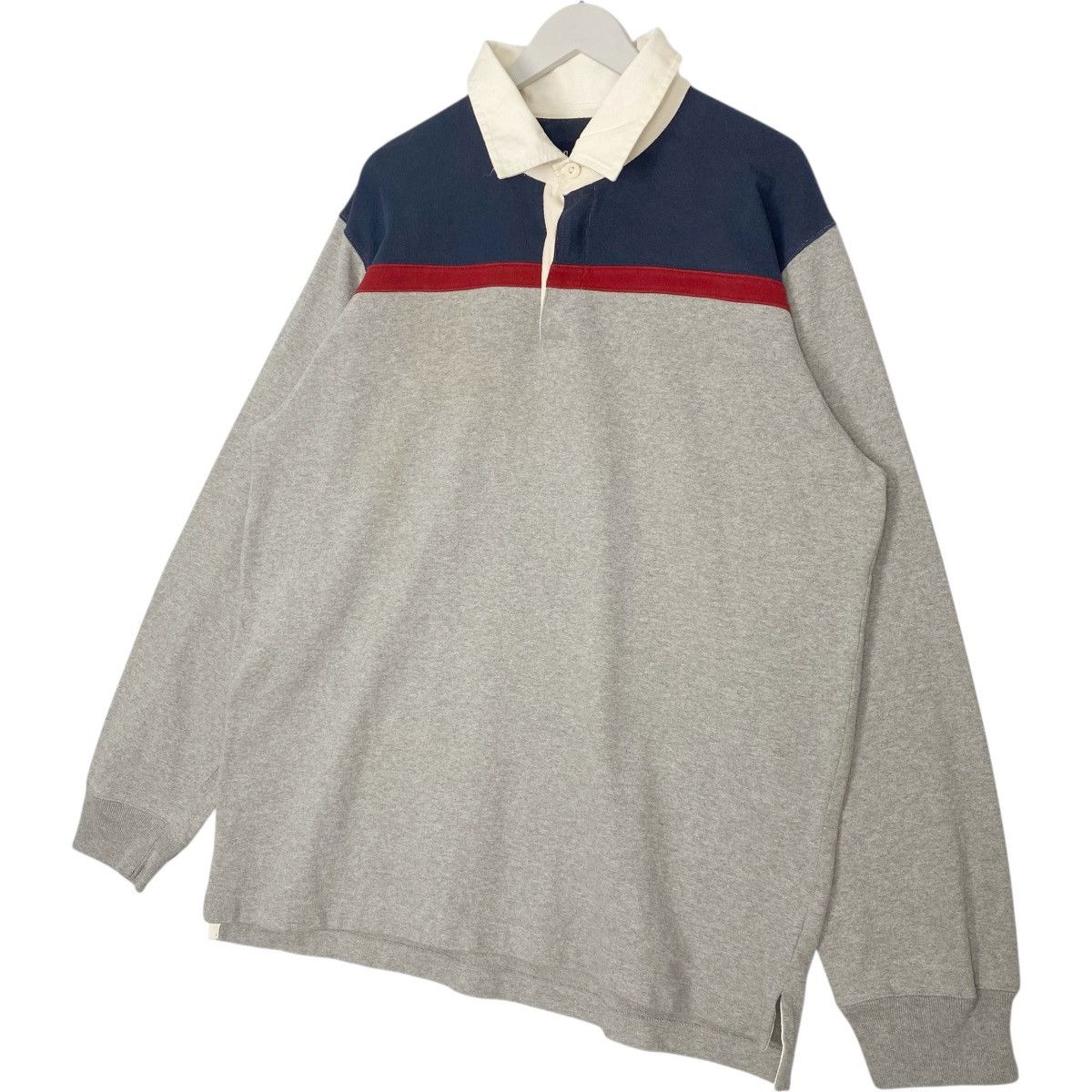Vintage Vintage GAP Rugby Collar Shirt Striped Longsleeve Size XL Size US XL / EU 56 / 4 - 2 Thumbnail
