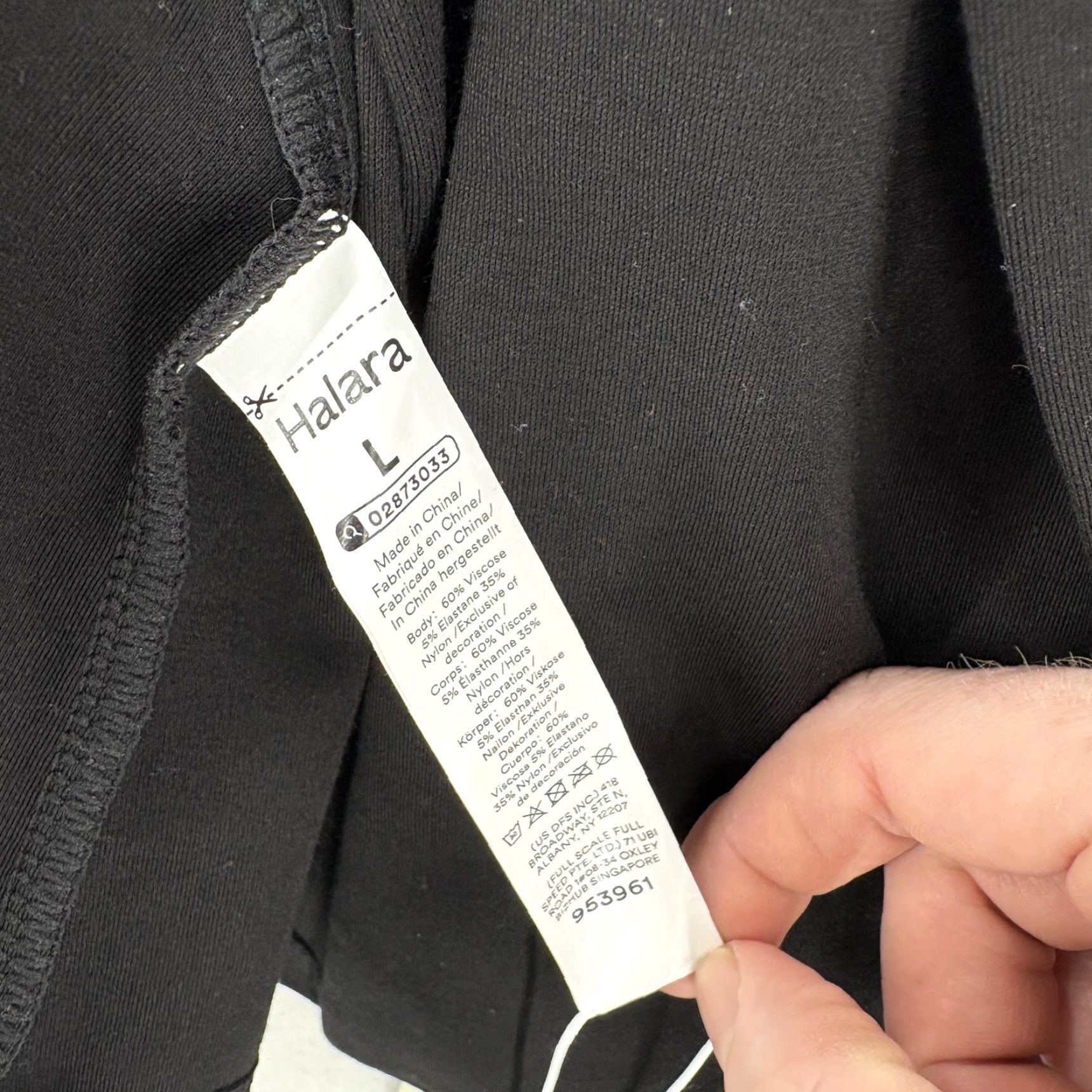 Vintage Halara Blazer Womens Large Black Knit Stretch Athleisure Work Jacket Business Shirt Size L / US 10 / IT 46 - 4 Thumbnail