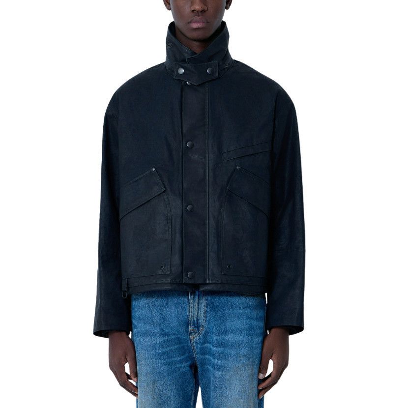Lemaire LEMAIRE Black Rain Jacket New & Authentic (Men's size:XL;) Size US XL / EU 56 / 4 - 1 Thumbnail