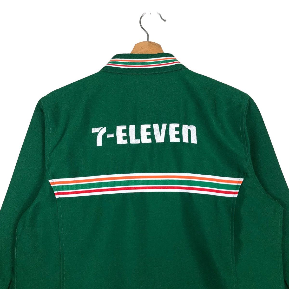 Japanese Brand 🔥Vintage Work Jacket 7-Eleven Big Logo Spell Out Size US M / EU 48-50 / 2 - 9 Thumbnail