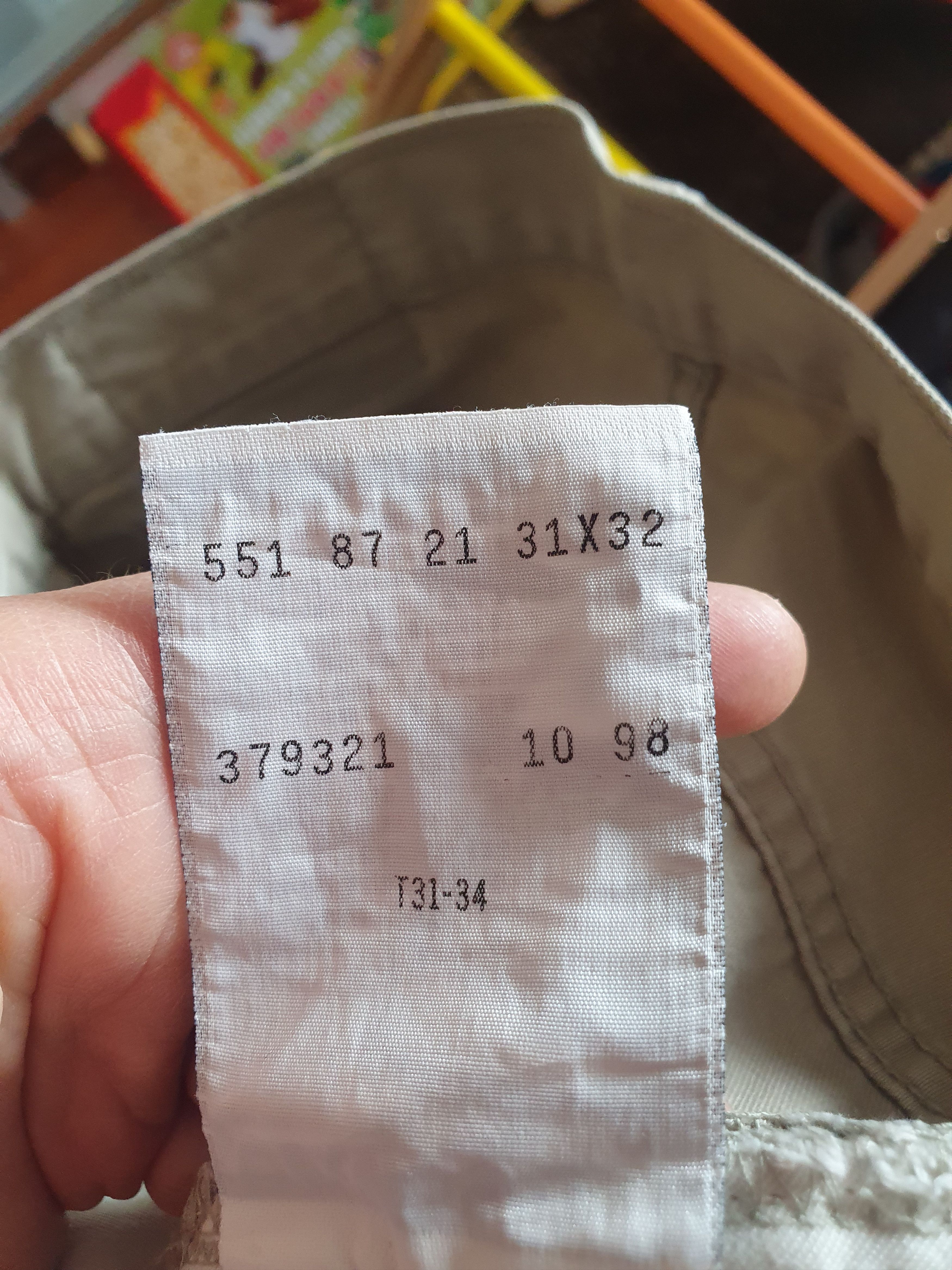 Levi's × Vintage Levi's 551 White Tab Vintage Jeans sz 31x32 Size US 31 - 4 Thumbnail