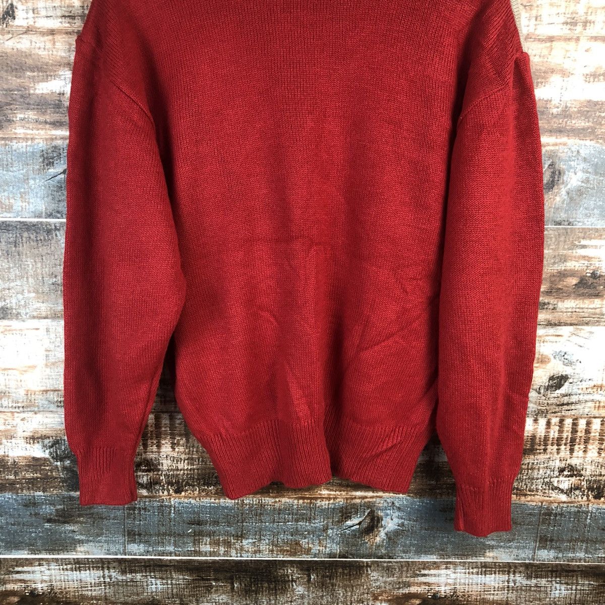 Homespun Knitwear DLL Japan vintage art Red Knitwear sweatshirt #C015 Size US S / EU 44-46 / 1 - 13 Thumbnail