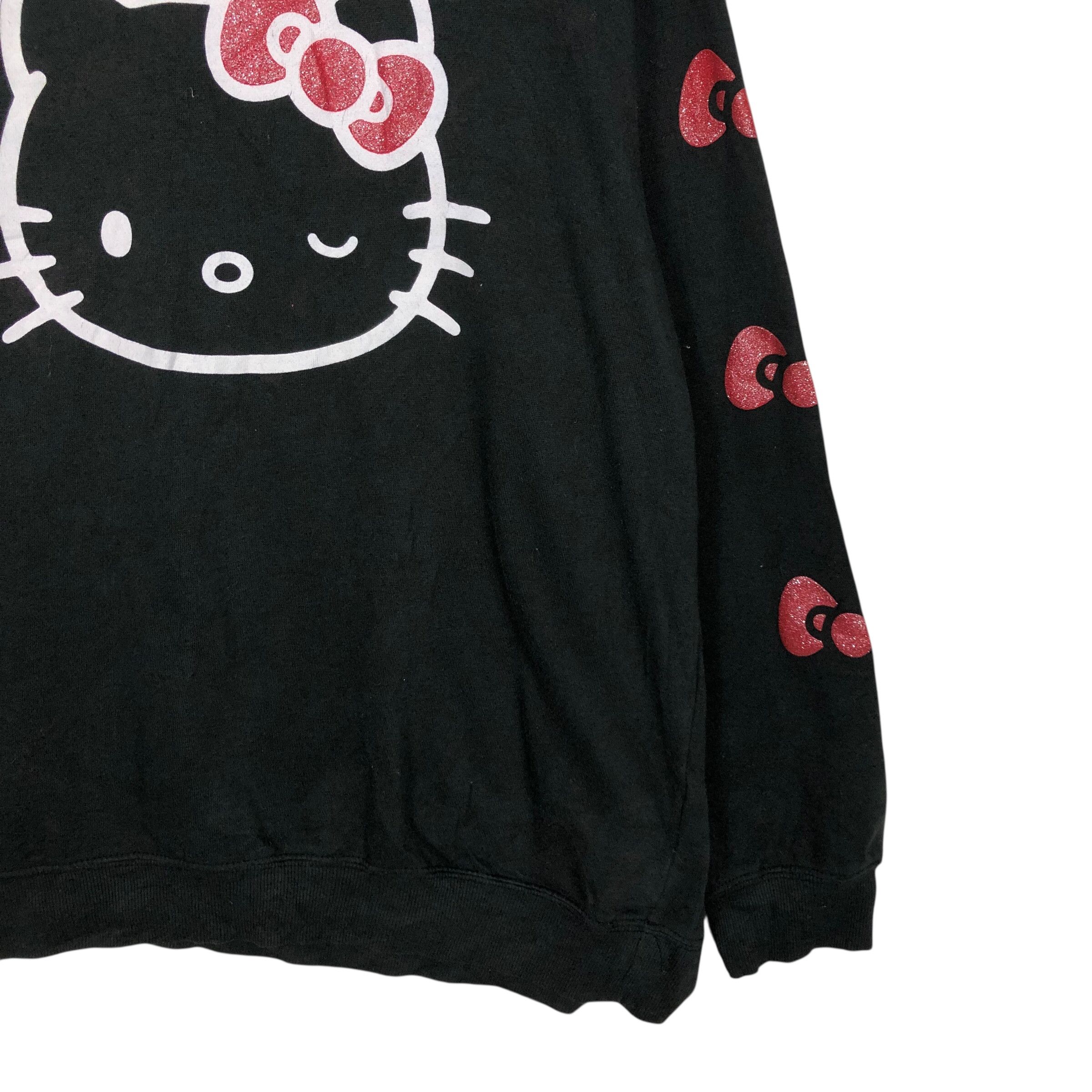 Japanese Brand 📌Vintage Sweatshirt Hello Kitty Big Logo Design Size US XL / EU 56 / 4 - 6 Thumbnail