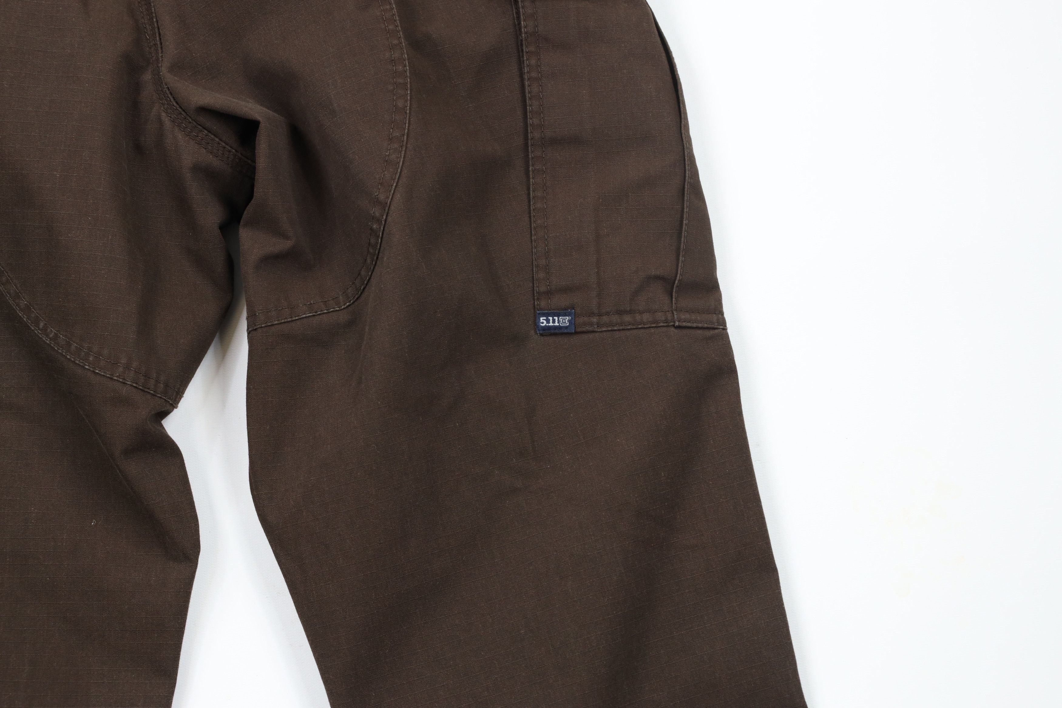 Vintage 5.11 Tactical Series Ripstop Double Knee Cargo Pants Brown Size US 34 / EU 50 - 12 Thumbnail