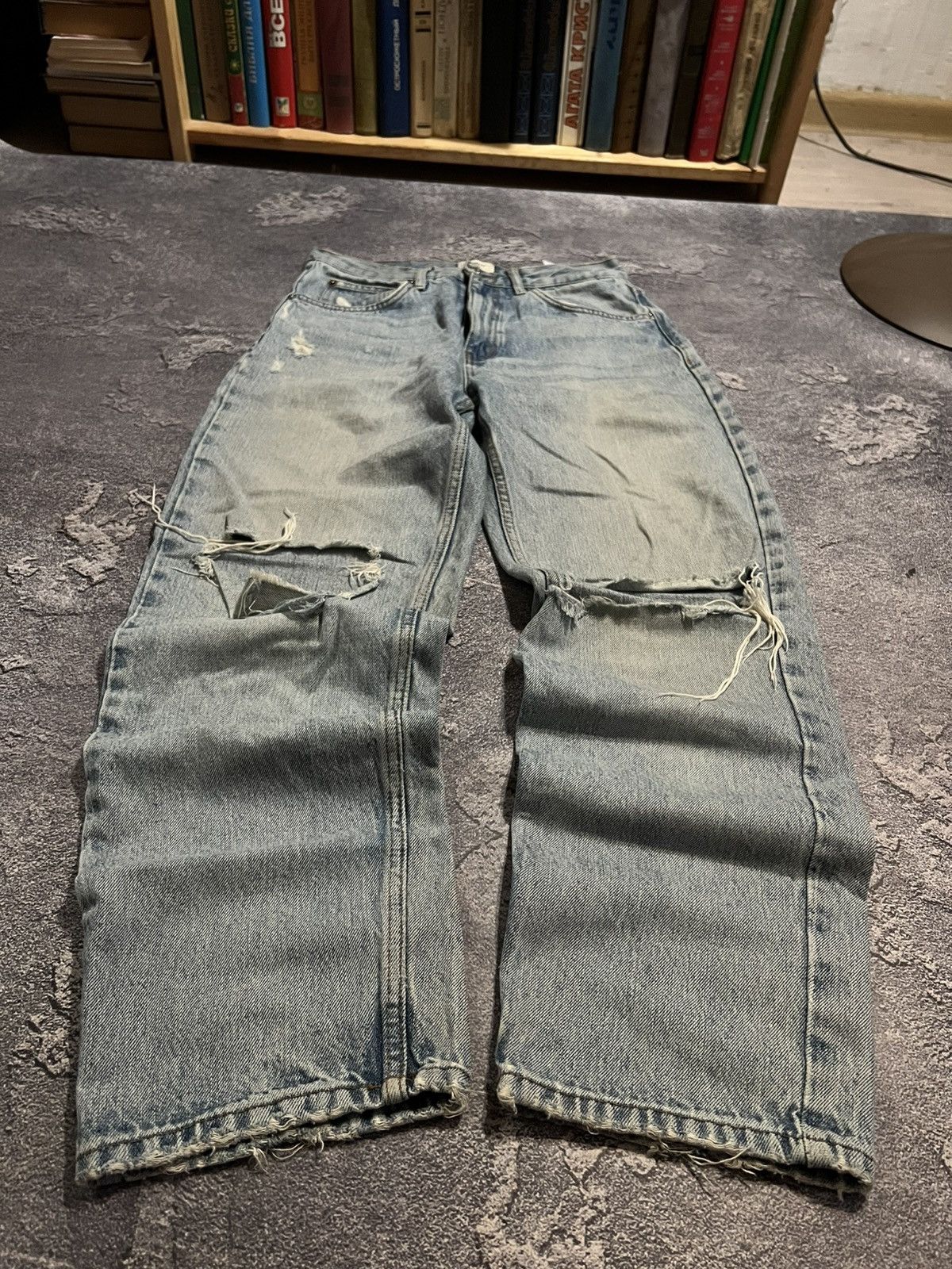 Distressed Designer Y2K / Number Nine Style / Archive Drip