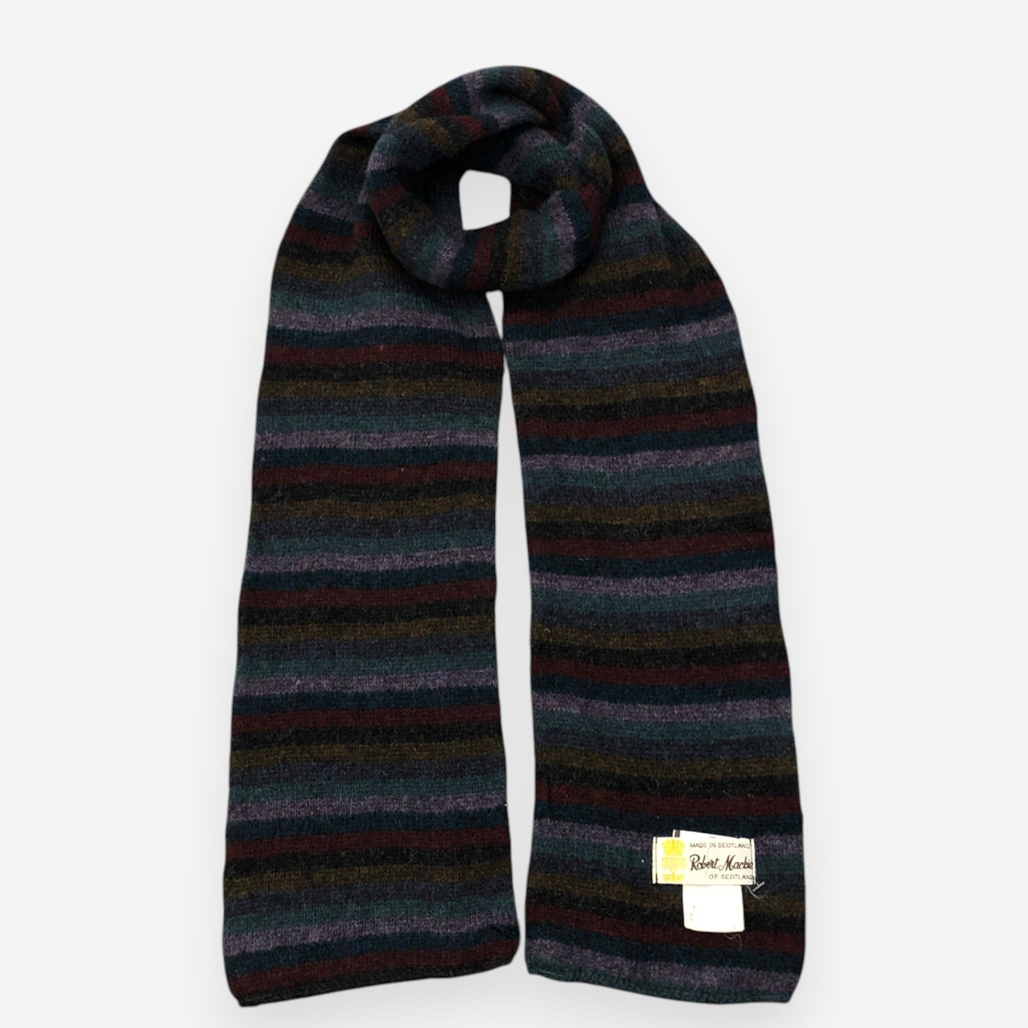 Japanese Brand Vintage Robert Mackie Scarf Muffler Wool Winter Scarves Size ONE SIZE - 1 Thumbnail