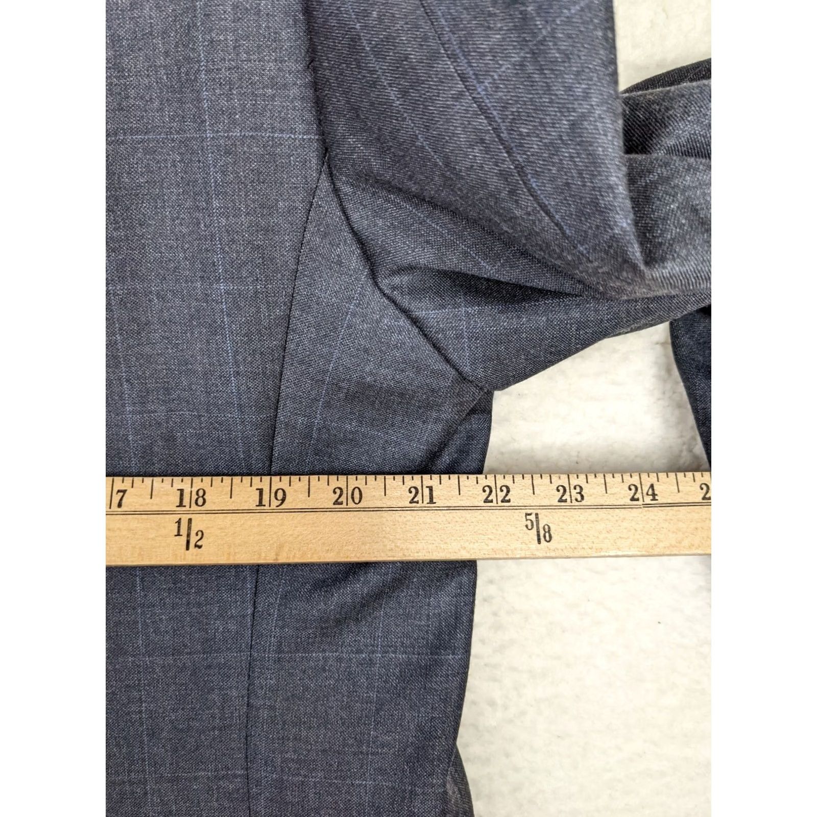 Calvin Klein Calvin Klein Blazer Wool Button Up Two-Button Long Sleeve Dark Gray 44R Mens Shirt Jacket Coat Size US XXL / EU 58 / 5 - 5 Thumbnail