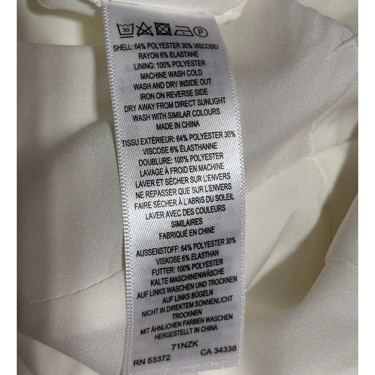 French Connection Size 8 | FRENCH CONNECTION Corset Neckline White Mini Dress Size M / US 6-8 / IT 42-44 - 9 Thumbnail