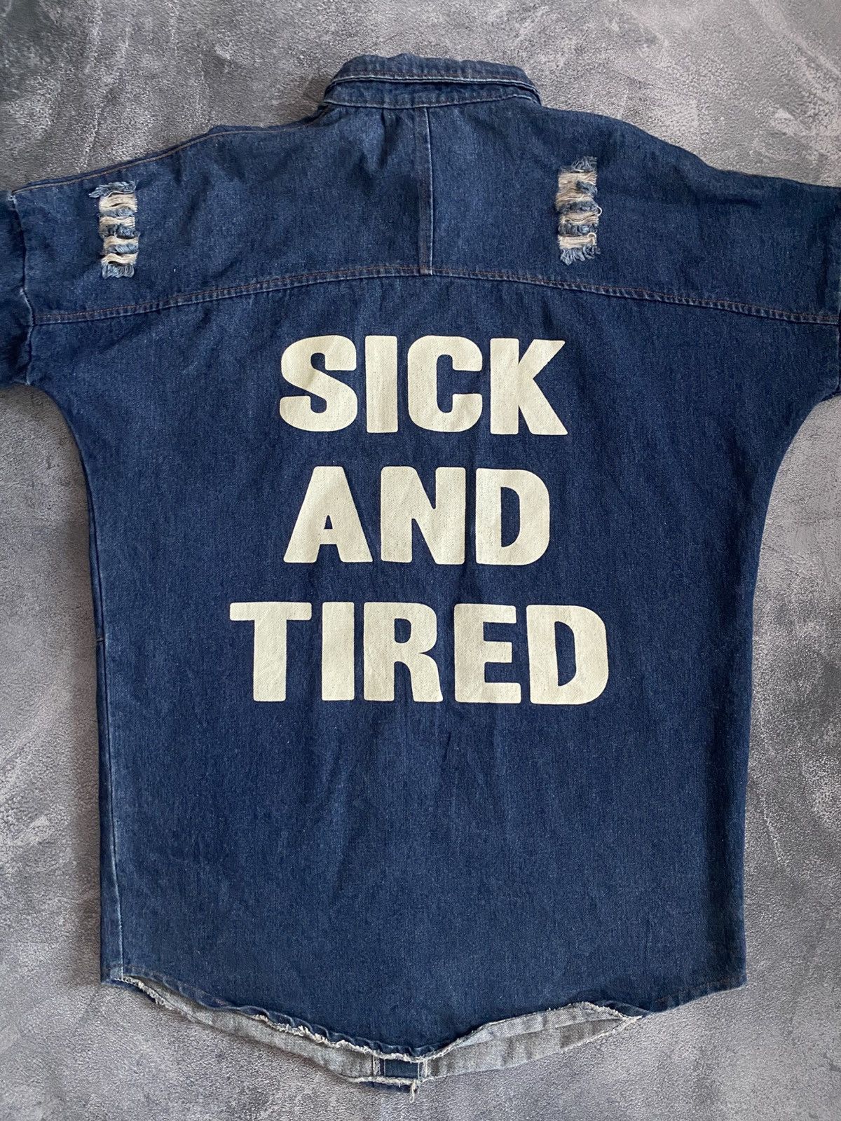 If Six Was Nine Van Ake Denim Jacket Size XL / US 12-14 / IT 48-50 - 5 Thumbnail