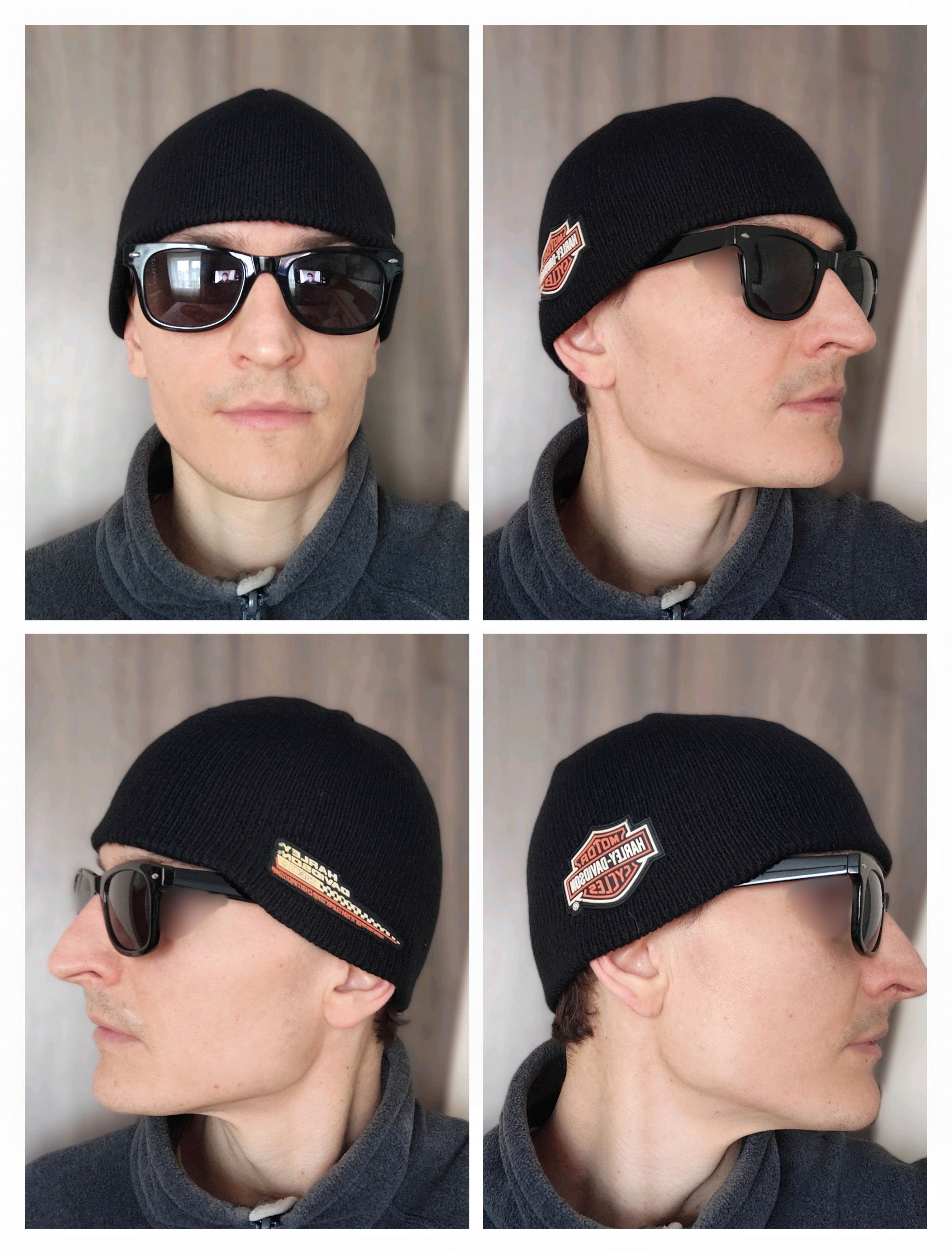 Harley Davidson Vintage Harley Davidson Beanie Hat Size ONE SIZE - 6 Thumbnail