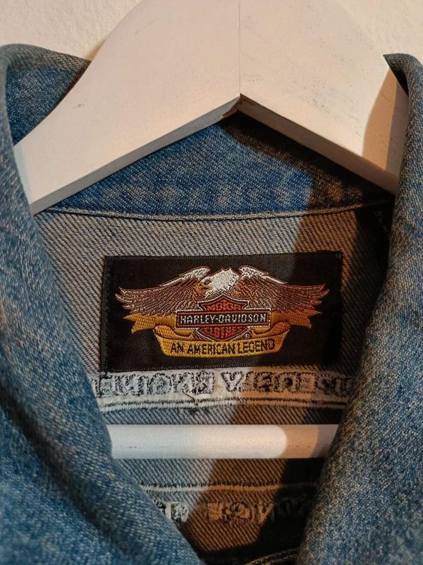 Harley Davidson y2k harley davidson denim jacket Size US M / EU 48-50 / 2 - 10 Thumbnail