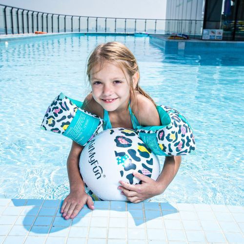 Designer × Homemade Inflatable beach ball, colorful cheetah pool float, suitable Size US L / EU 52-54 / 3 - 3 Thumbnail