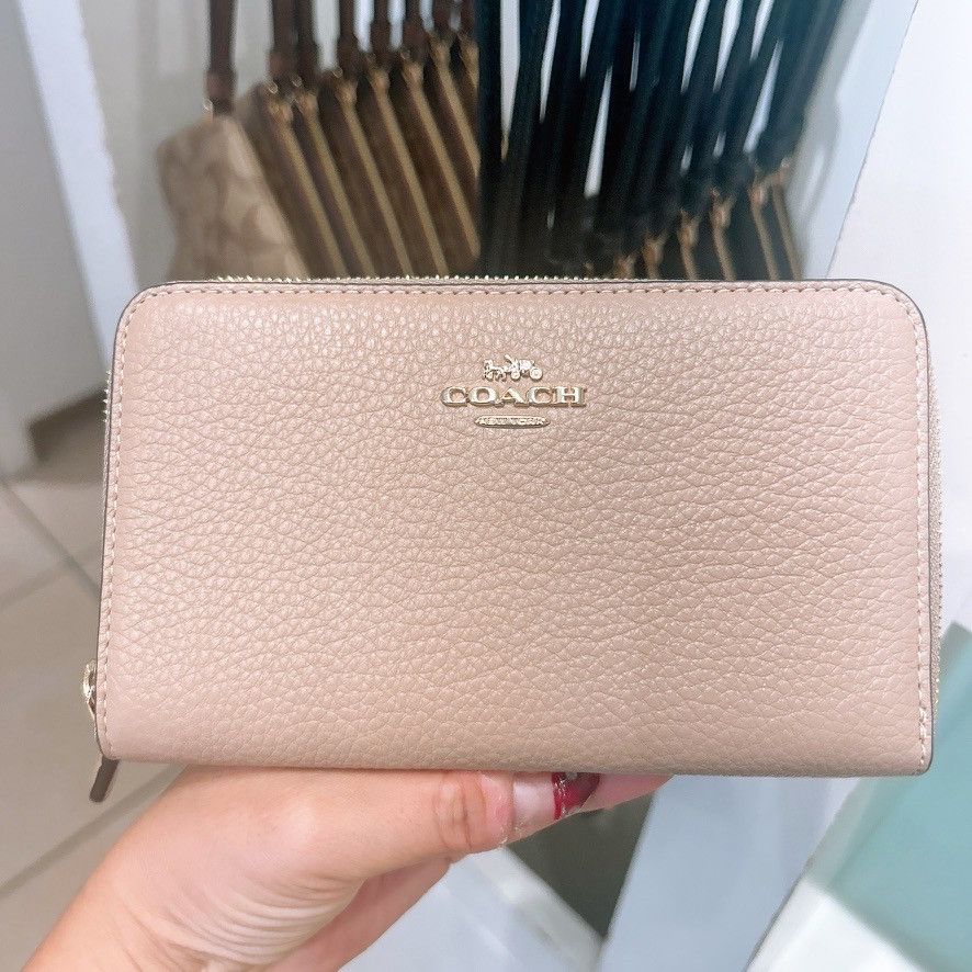 Coach Medium Id Zip Wallet C4124 Size ONE SIZE - 1 Thumbnail